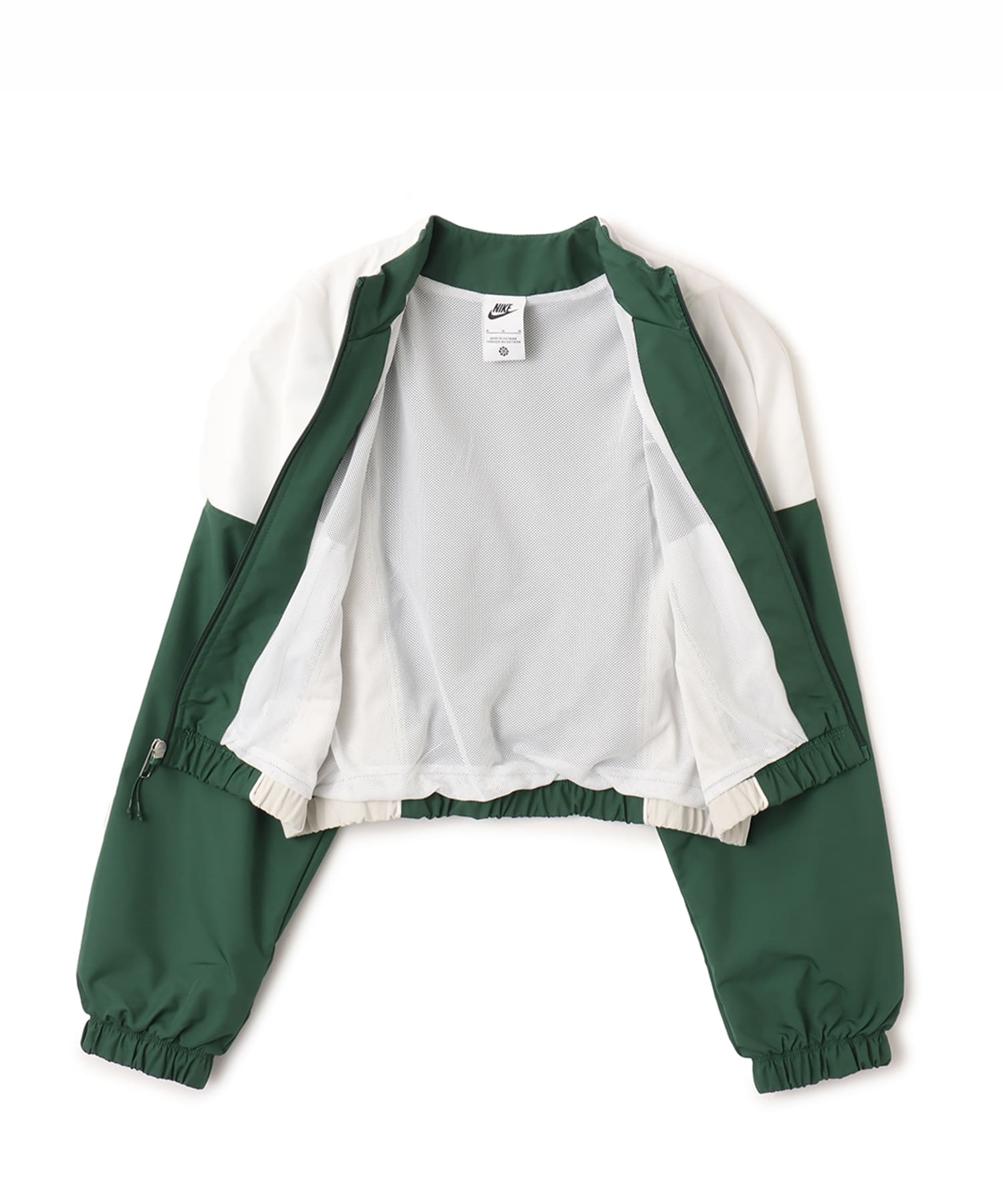 NIKE AS W NSW SHRUNKEN TRK JKT MOD GREENの画像