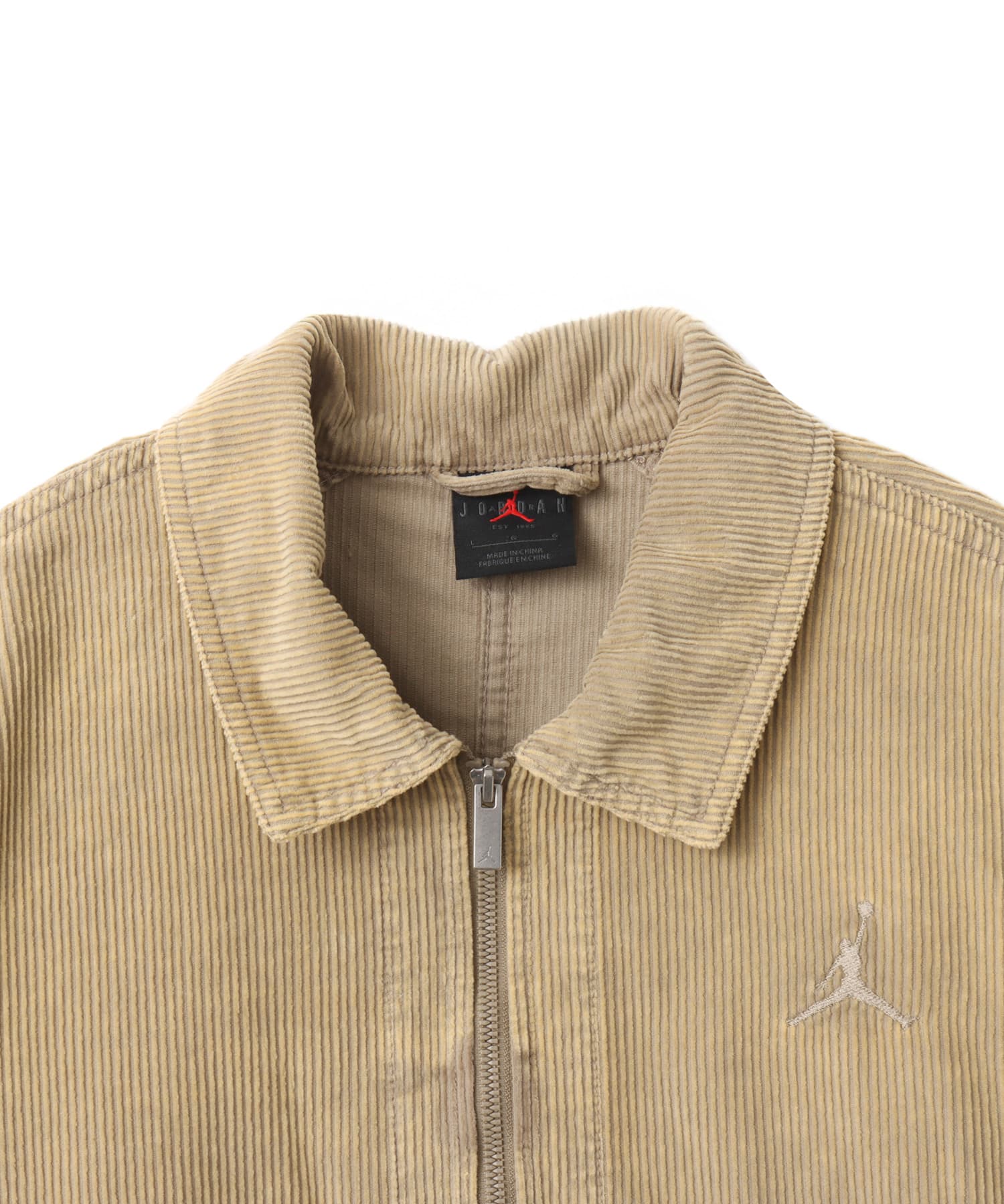 JORDAN BRAND M J FLT CORDUROY CHORE JKT KHAKIの画像