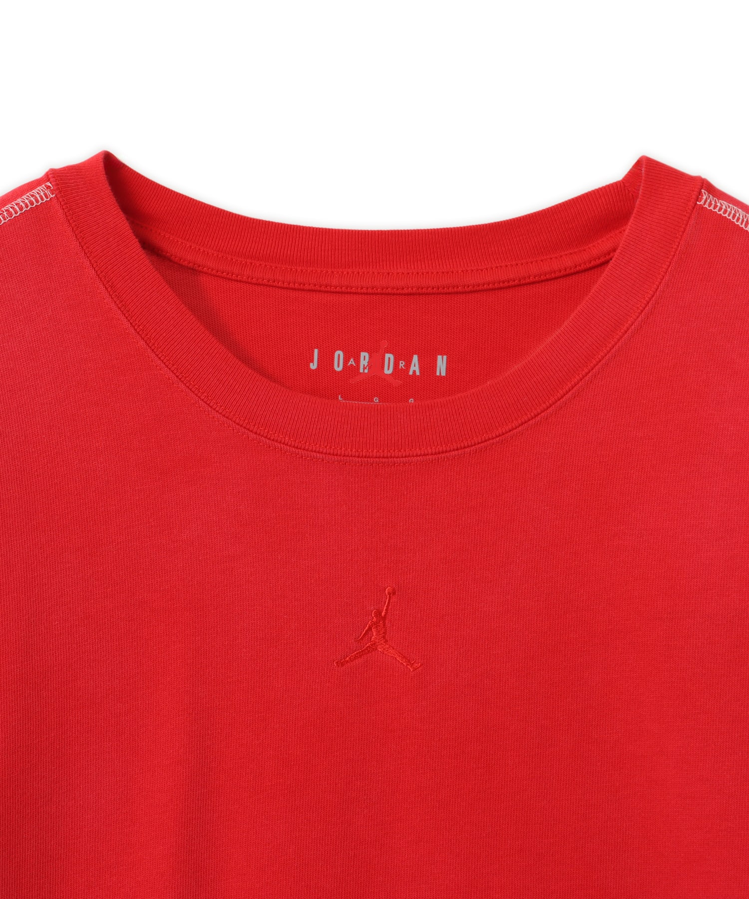 JORDAN BRAND M J FLT HVYWT SS TOP UNIVERSITY RED/SAIL/(UNIVERSITY RED)の画像