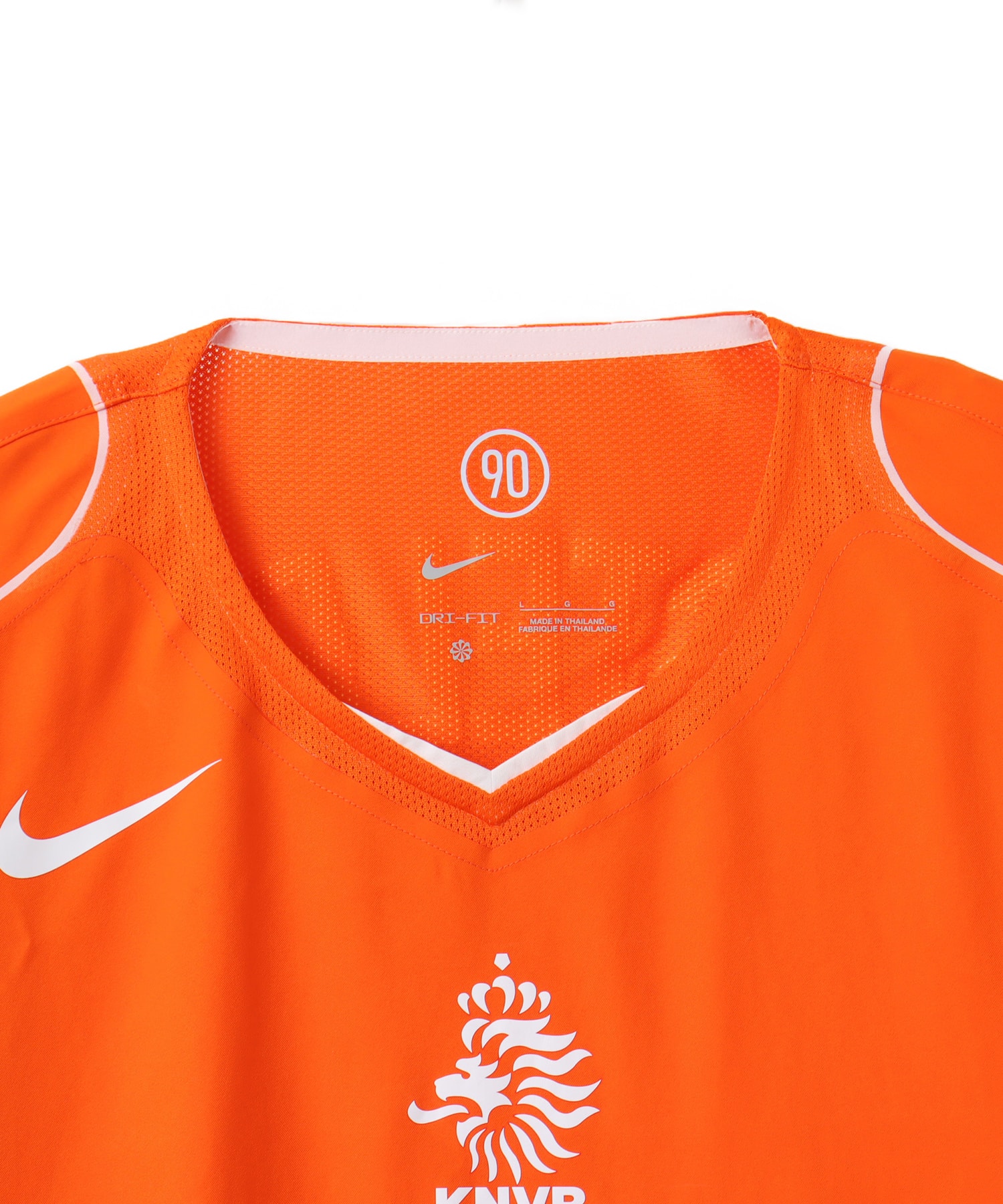 NIKE KNVB Netherlands 2004 Total 90 Reissue JSY Ruud van Nistelrooy SAFETY ORANGE/WHITE/WHITEの画像