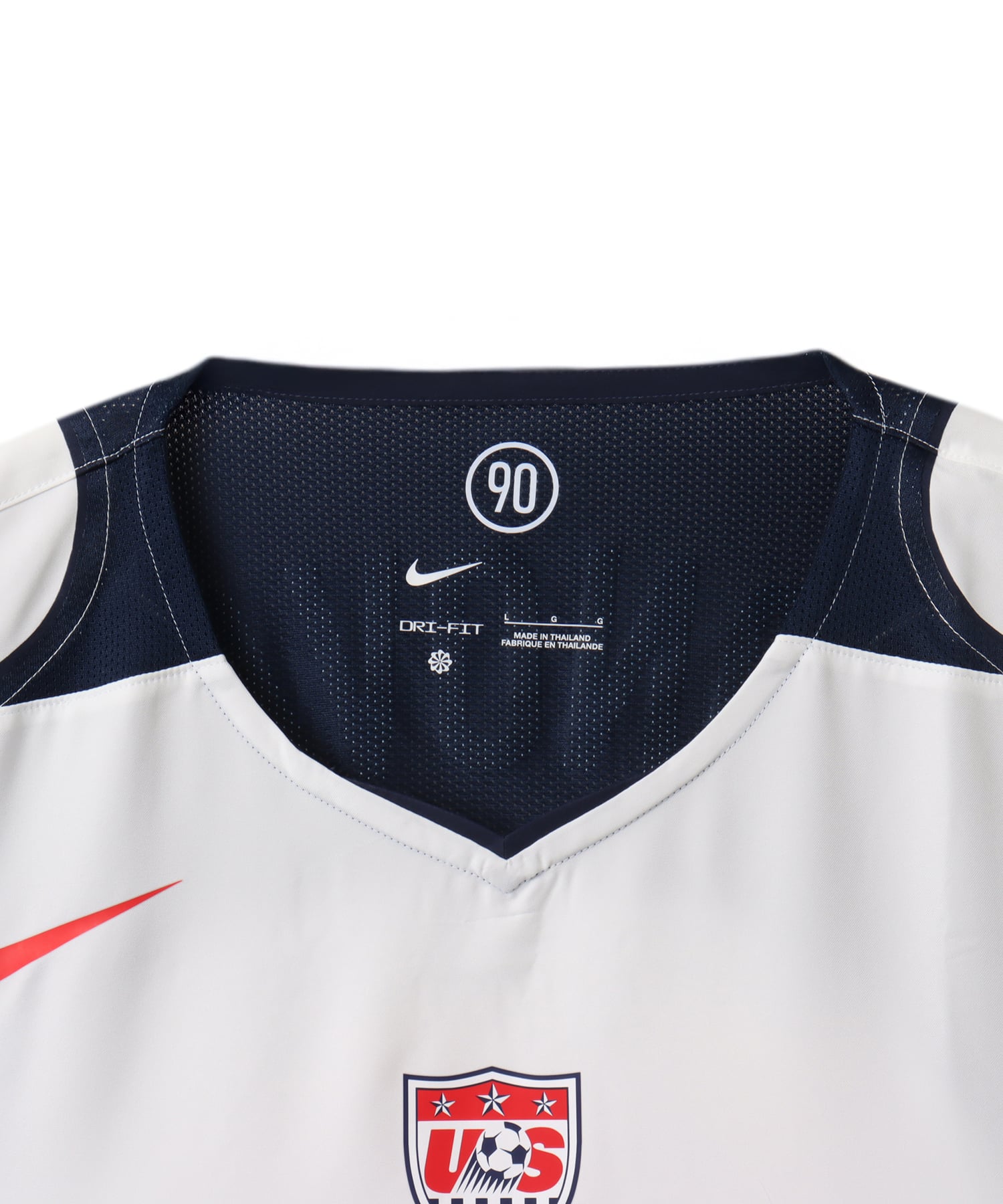 NIKE USA M NK REISSUE SS JSY N&N WHITE/COLLEGE NAVY/UNIVERSITY REDの画像