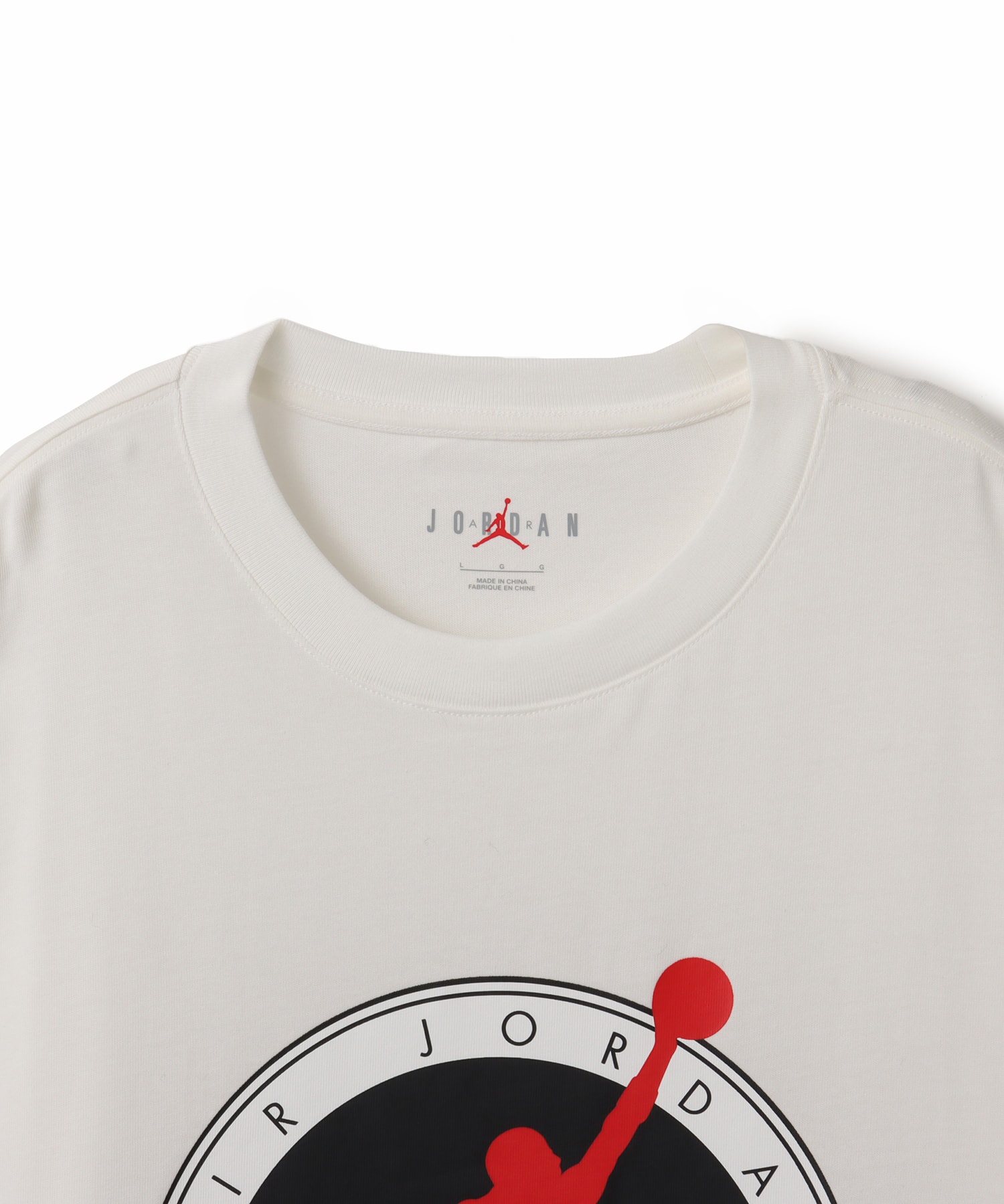 JORDAN BRAND M J FLT CLB LS CREW WHITEの画像