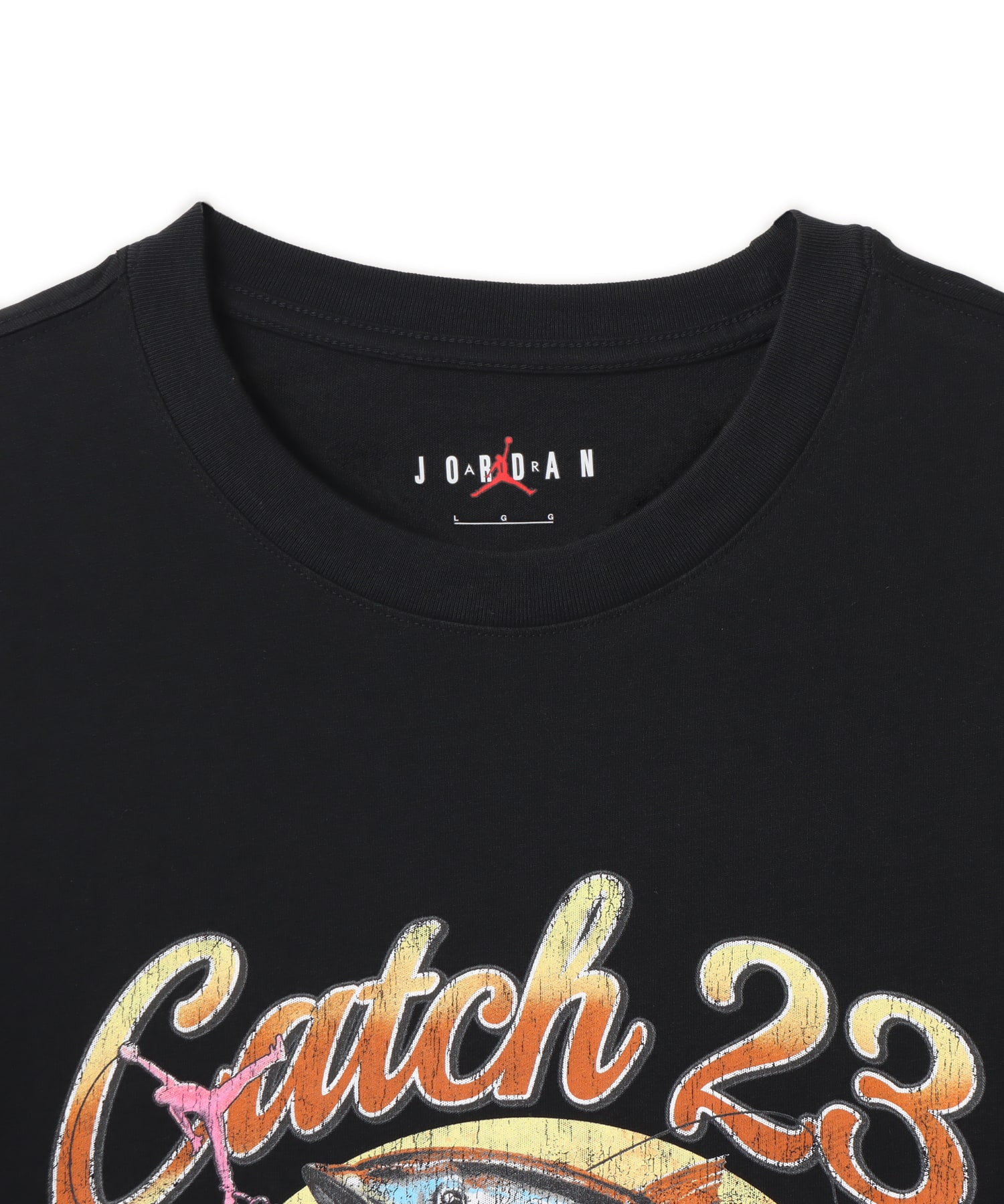 JORDAN BRAND M J NC FISH GFX SS CREW BLACK/(WHITE)の画像