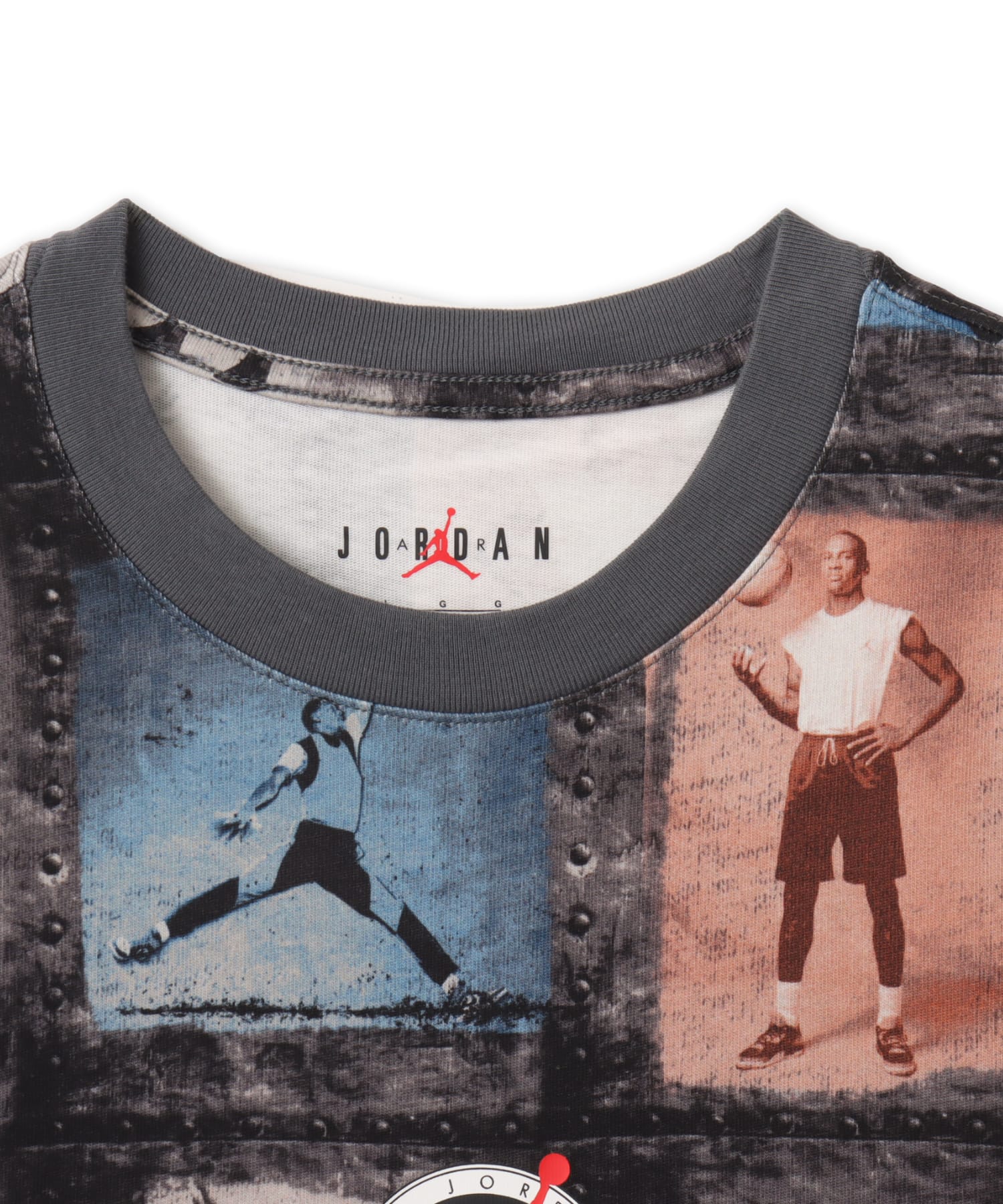 JORDAN BRAND M J FLT CLB AOP SS CREW SAILの画像