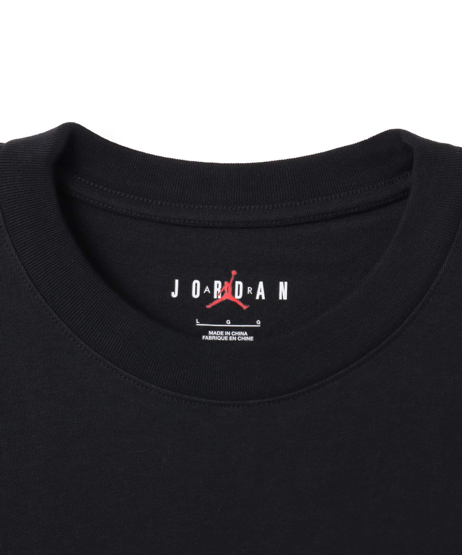 JORDAN BRAND M J NC WINGS PHOTO SS CREW BLACK/WHITEの画像