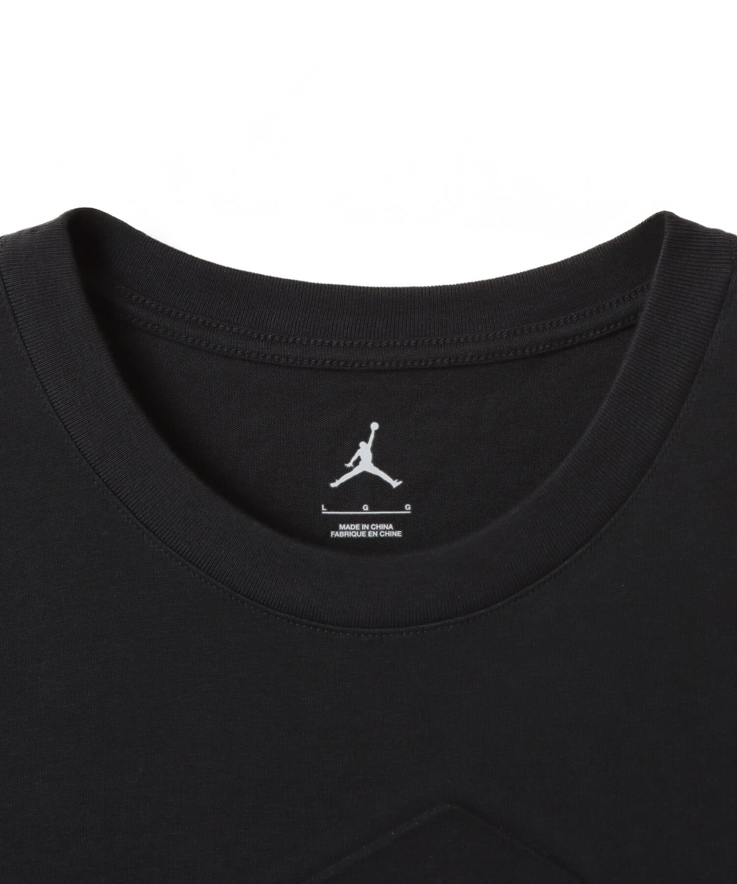JORDAN BRAND M J GFX SS CREW JT BLACK/UNIVERSITY REDの画像