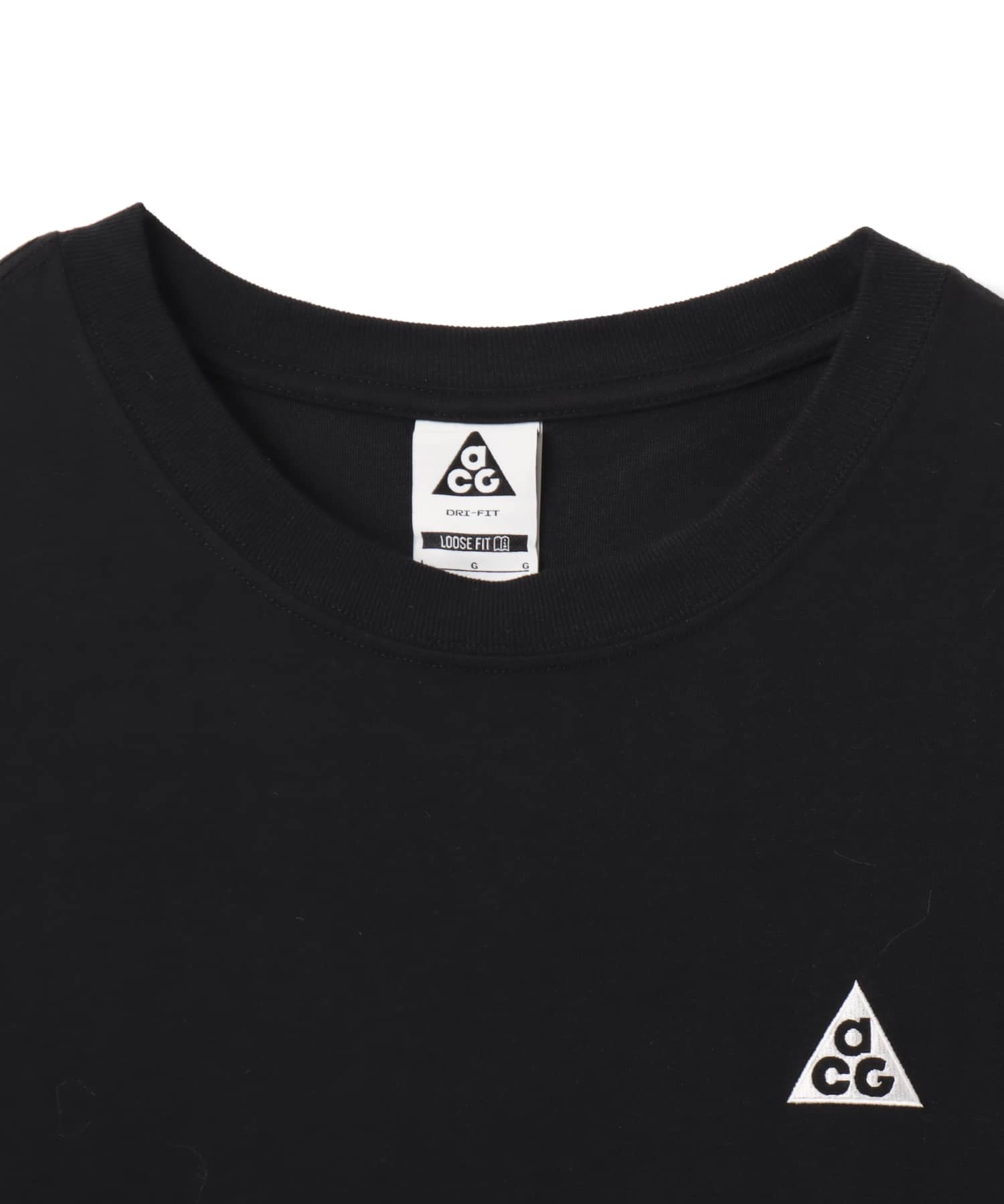 NIKE AS M ACG DF TEE LSE 12MO CAMP BLACKの画像