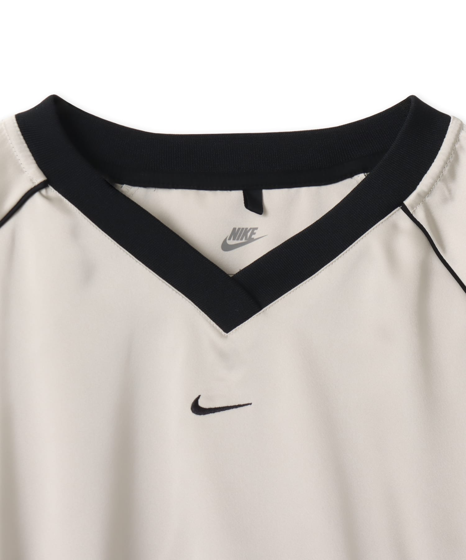 NIKE AS W NSW OFFLN WVN STN SS TOP LIGHT BONE/(BLACK)の画像