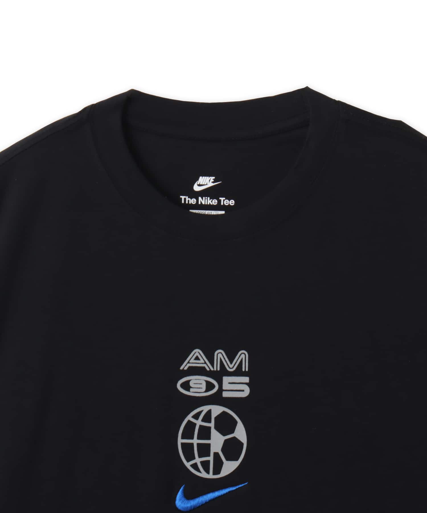 NIKE AS U NSW TEE LSE AM95 RFLCTVE BLACK/(GAME ROYAL)の画像