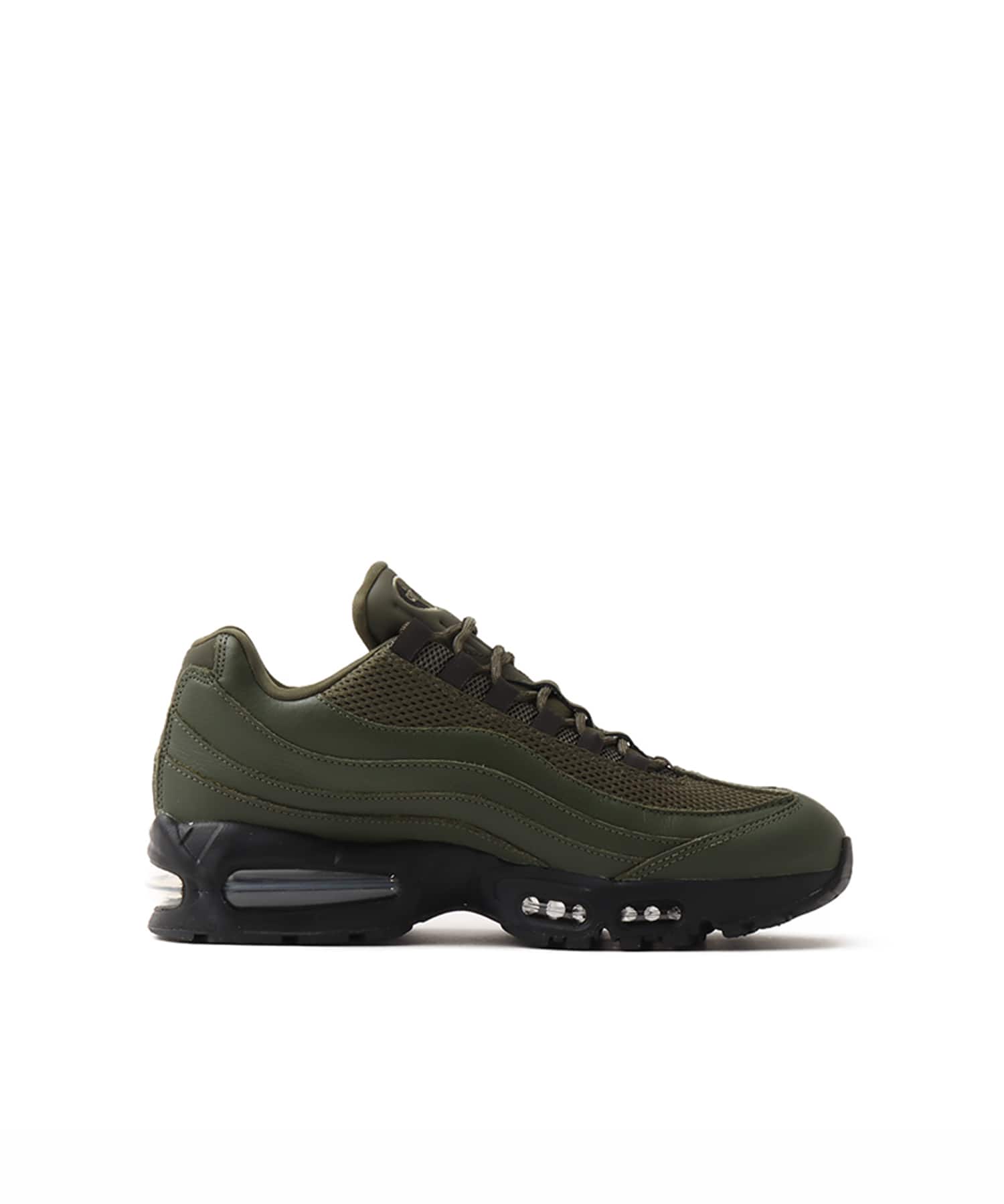 NIKE W AIR MAX 95 BIG BUBBLE CARGO KHAKI/MEDIUM OLIVE-BLACKの画像