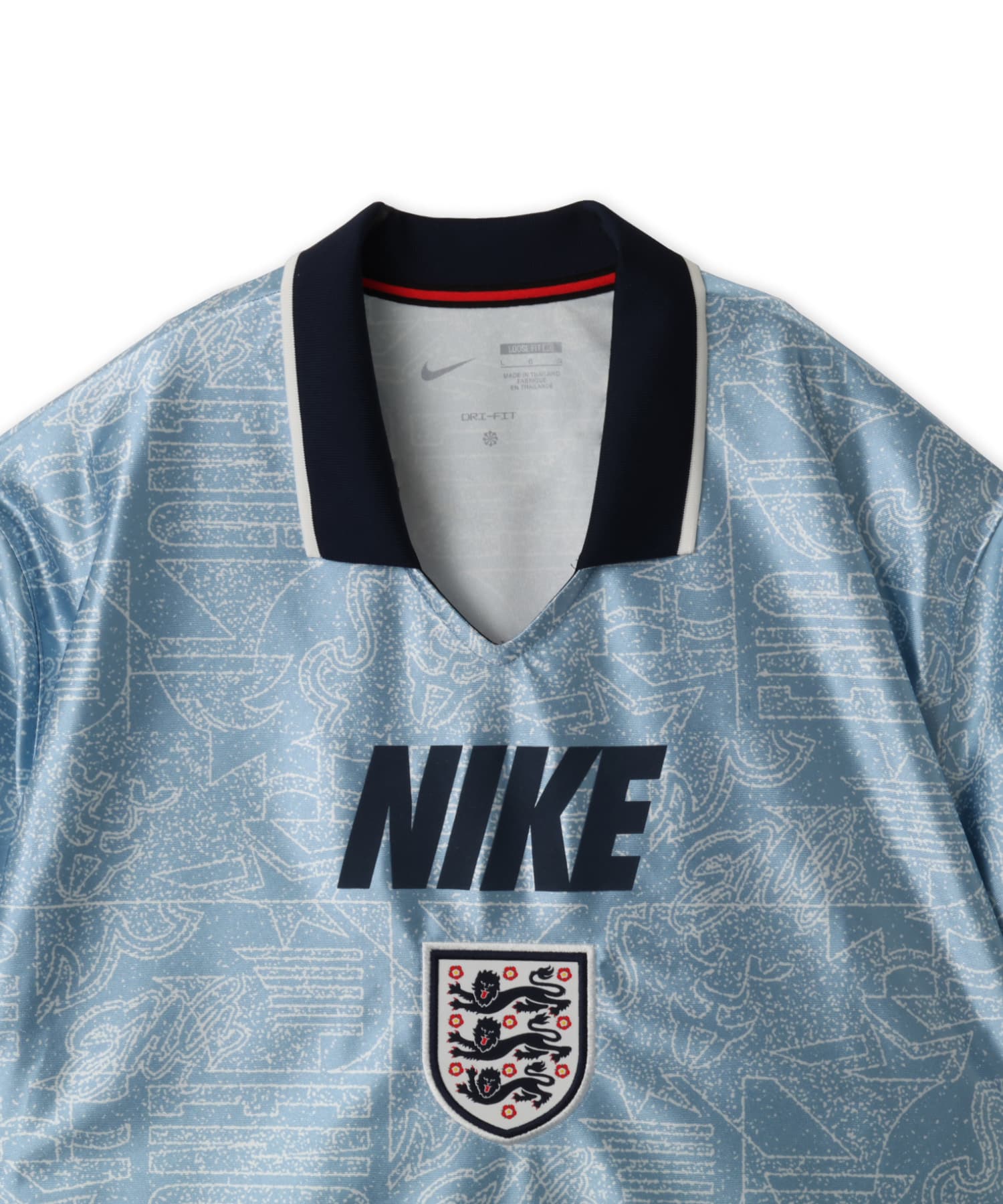 NIKE ENT M NK DF ENERGY TOP SS WORK BLUE/WHITE/(OBSIDIAN) (NO SPONSOR-PLYR)の画像