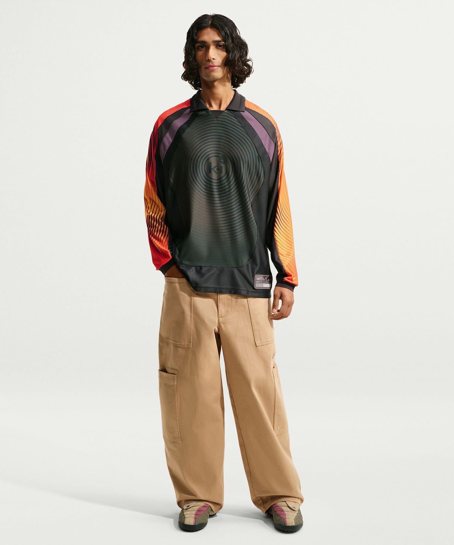 NIKE M NRG KOI JERSEY 2 BAROQUE BROWN/OFF NOIR/LASER CRIMSON/TAXIの画像
