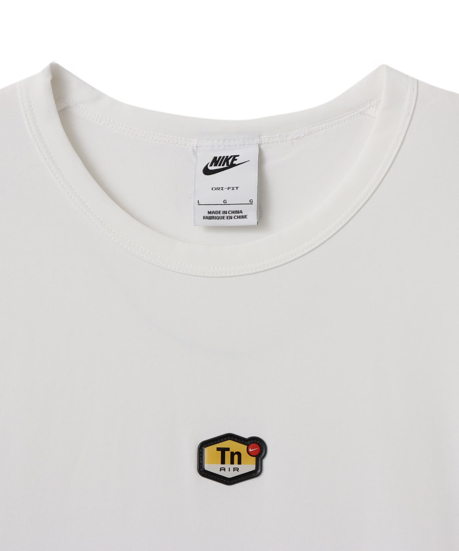 NIKE M NSW TN TEE WHITE/BLUE CHILLの画像