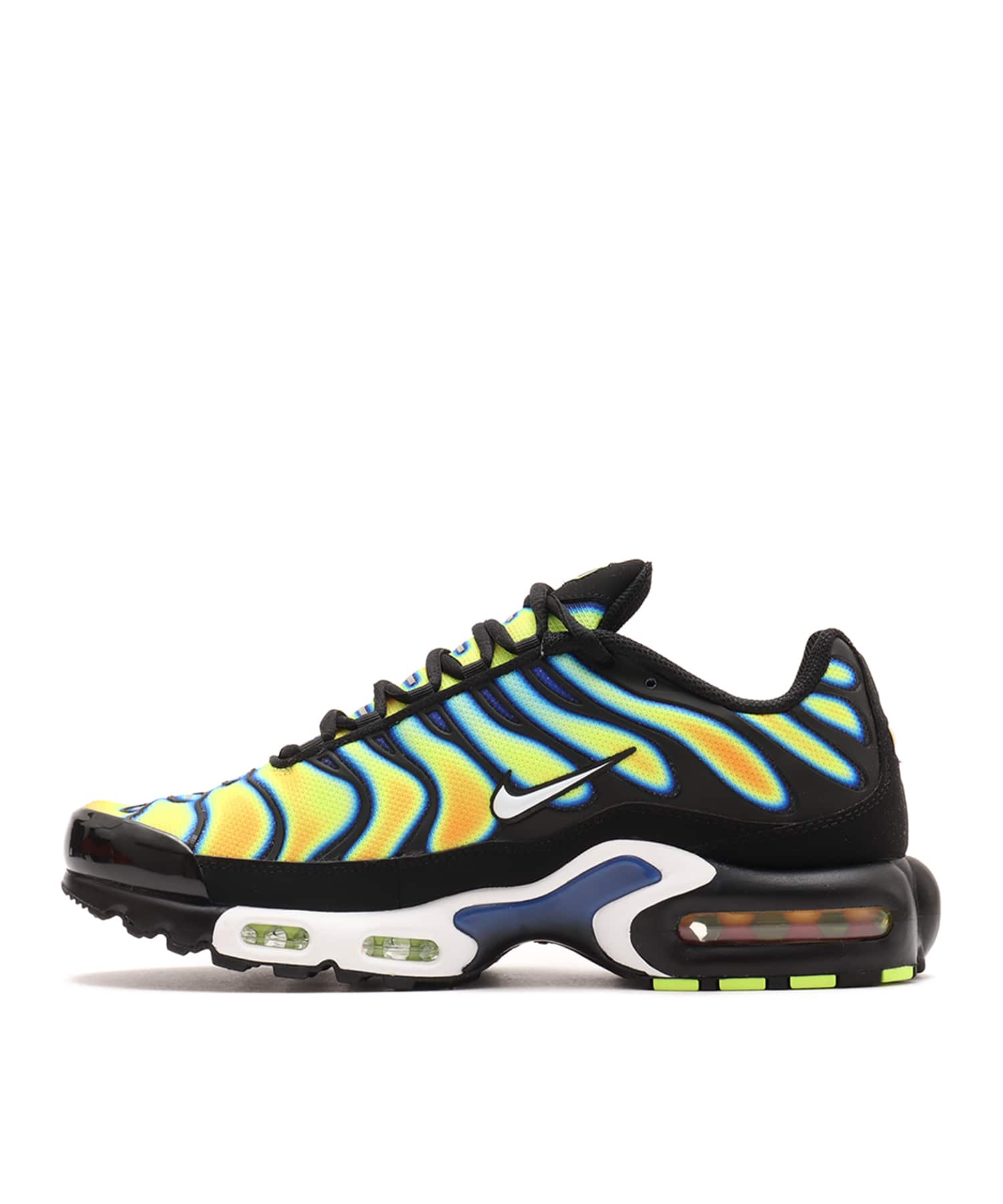 NIKE AIR MAX PLUS BLACK/WHITE-SUNDIAL-NEON YELLOWの画像
