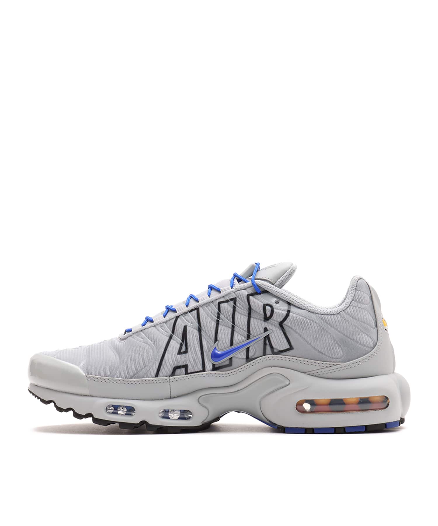 NIKE AIR MAX PLUS WOLF GREY/RACER BLUE-ANTHRACITE-BLACKの画像
