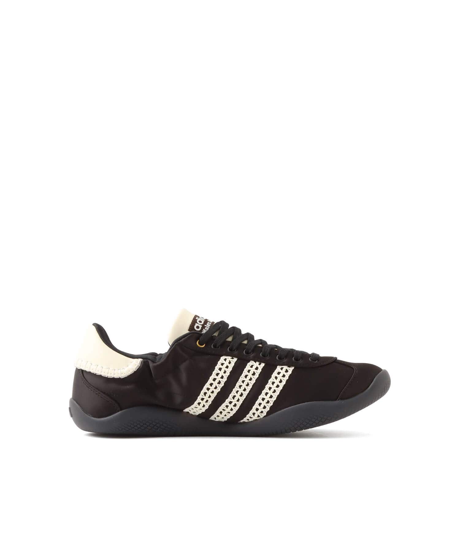 adidas WALES BONNER KARINTHA LO SATIN CBLACK/DBROWN/CREWHTの画像