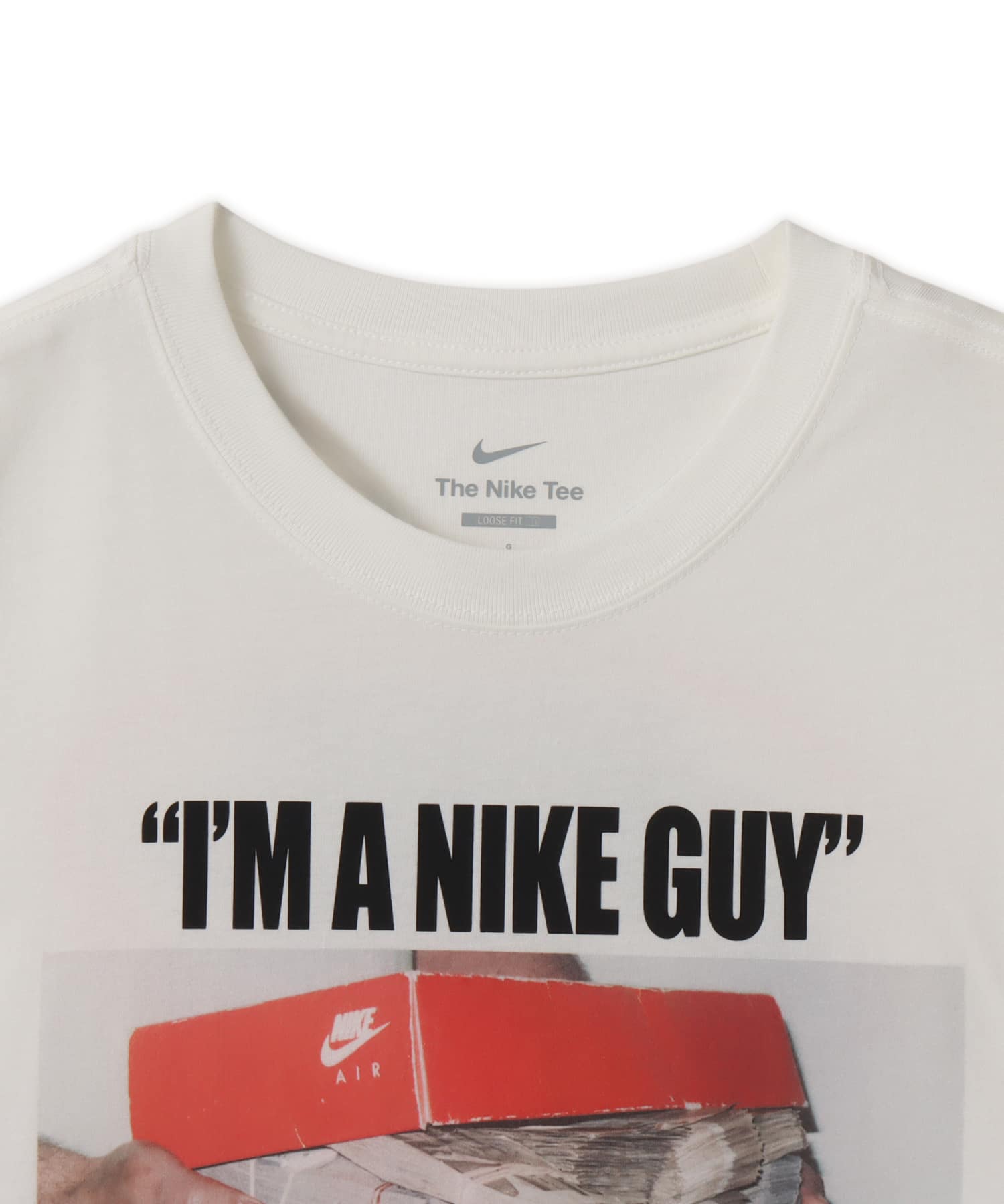 NIKE AS LJ M NK TEE M90 SB WHITEの画像
