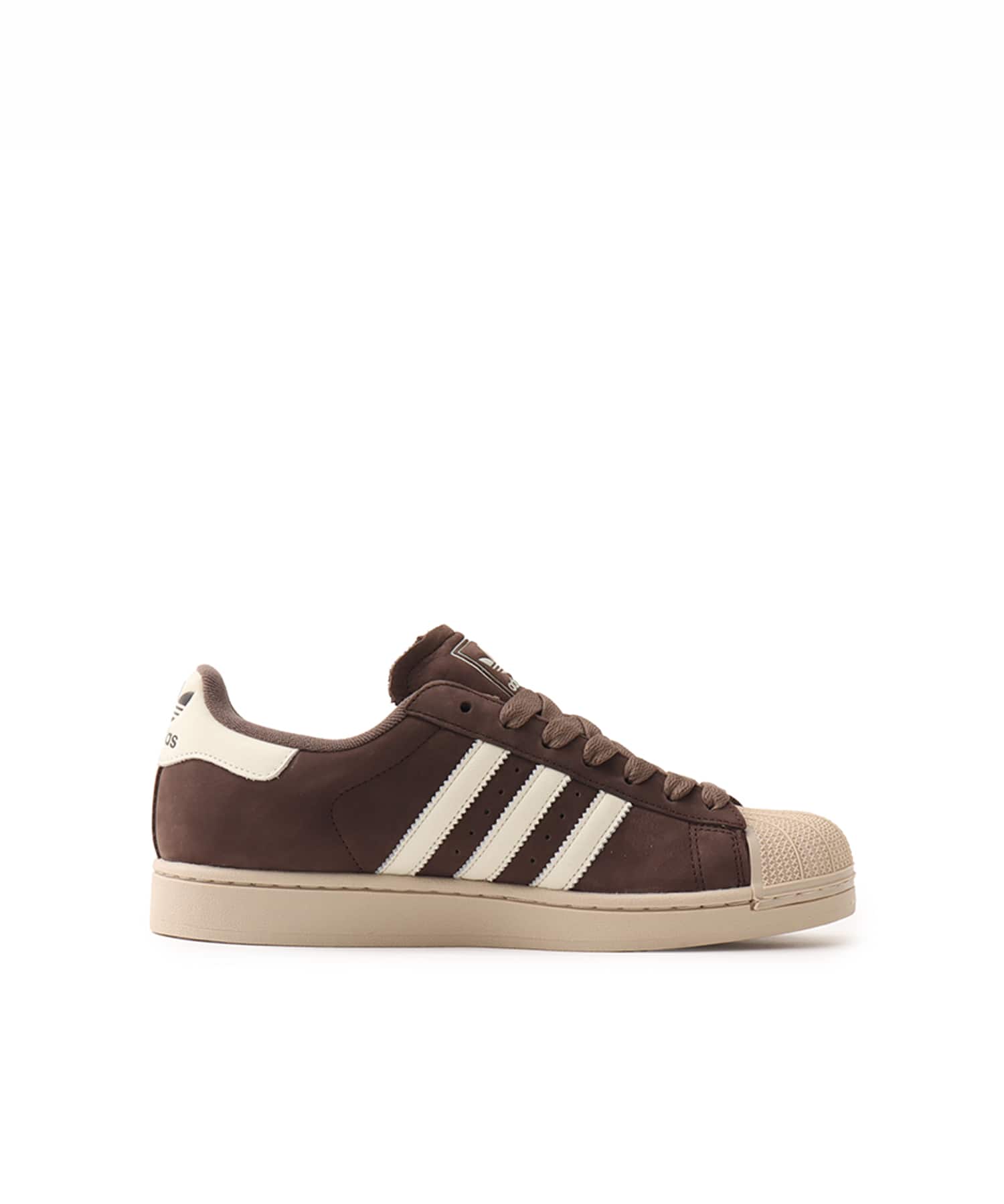 adidas SUPERSTAR II AURORA COFFEE/OFF WHITE/STONE KHAKIの画像