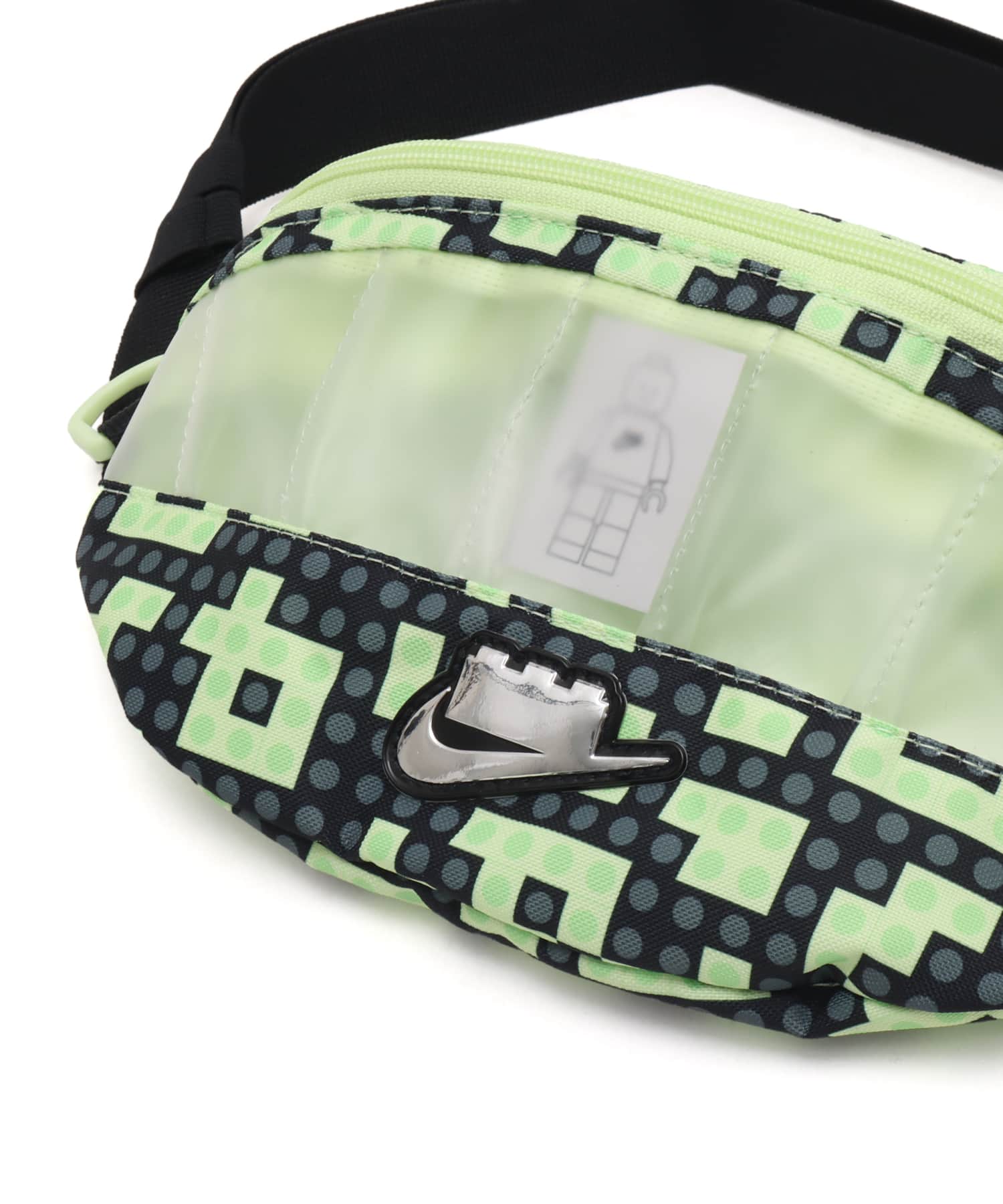 NIKE x LEGOR Collection WAISTPACK LT LIQUID LIME/BLACK/(METALLIC SILVER)の画像