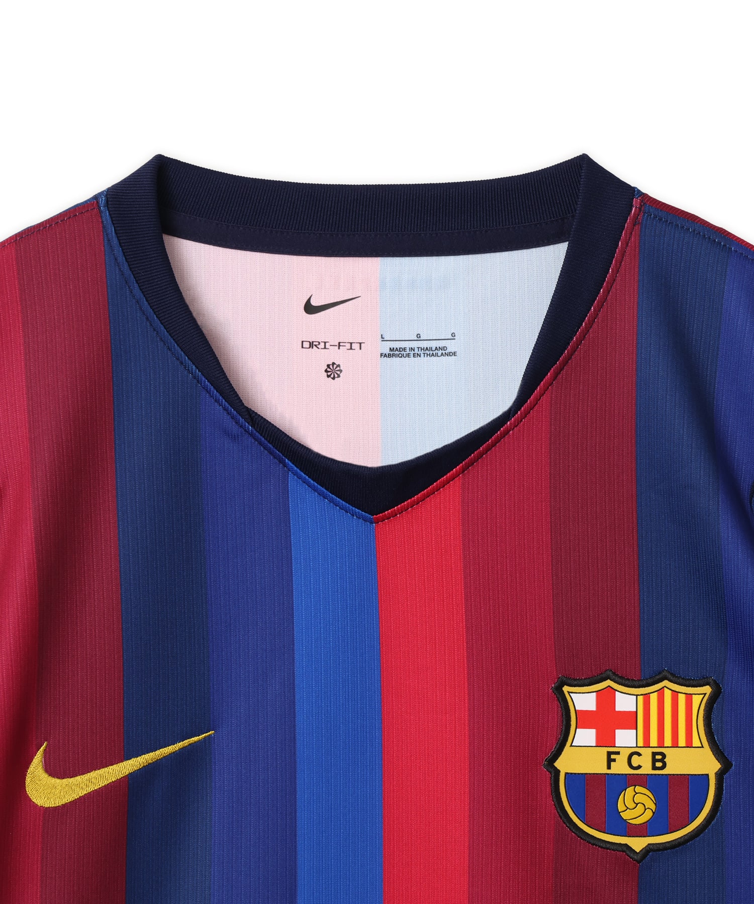 NIKE FCB M NK Dri-FIT Jersey SS Stadium Home DEEP GARNET/BLUE VOID/BLACKENED BLUEの画像