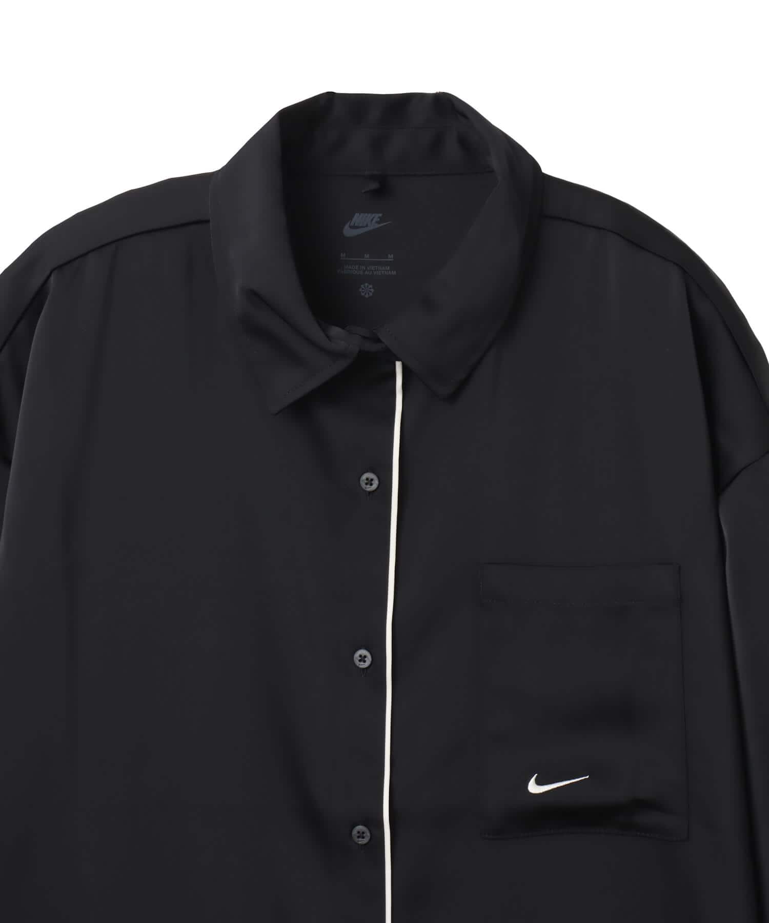NIKE AS W NSW OFFLN WVN STN LS TOP BLACKの画像