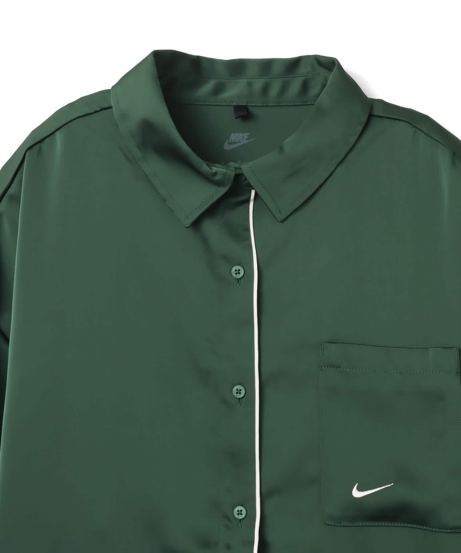 NIKE AS W NSW OFFLN WVN STN LS TOP GREENの画像