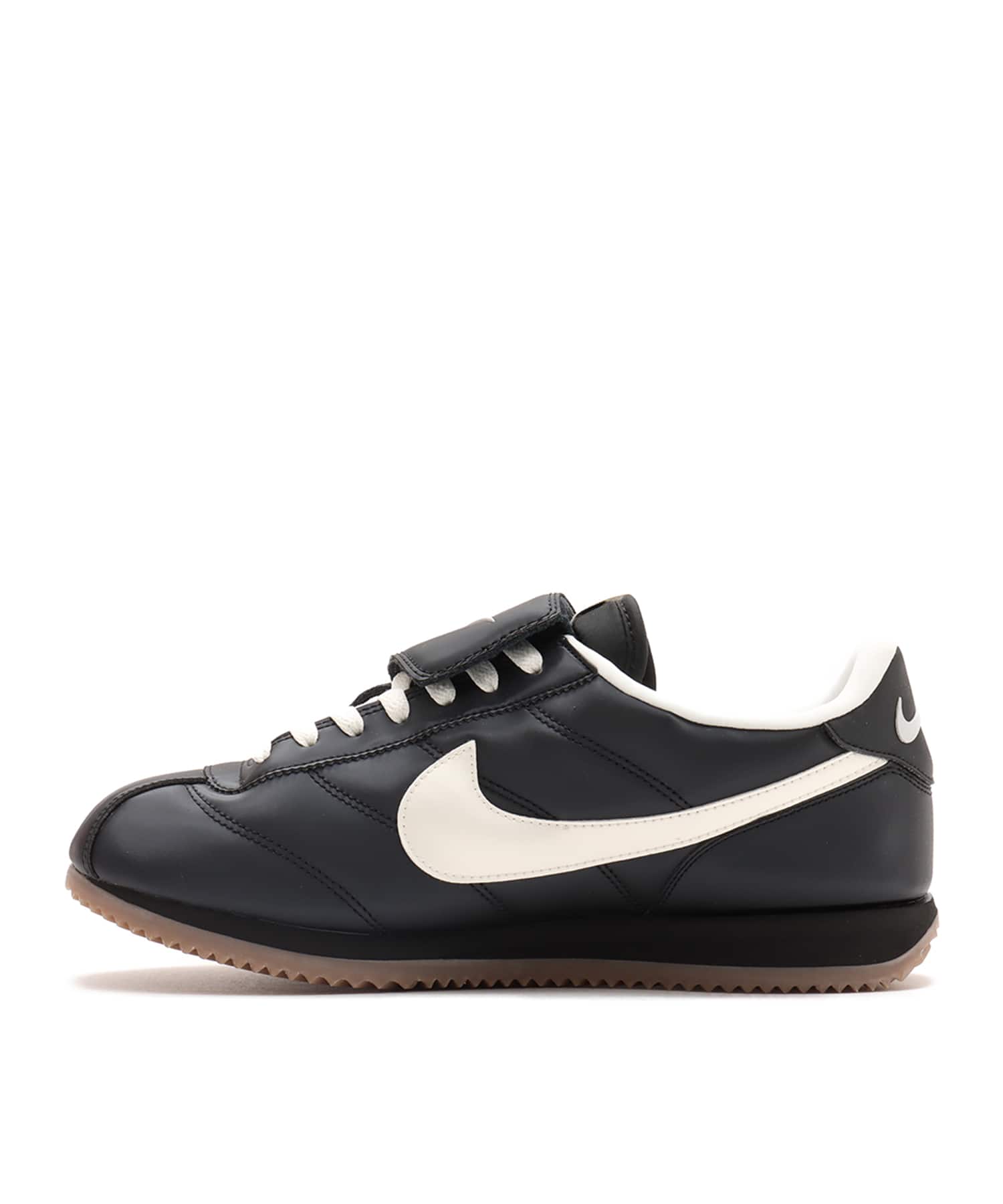 NIKE CORTEZ SE BLACK/SAIL-GUM DARK BROWN-MTLC DARK GREYの画像