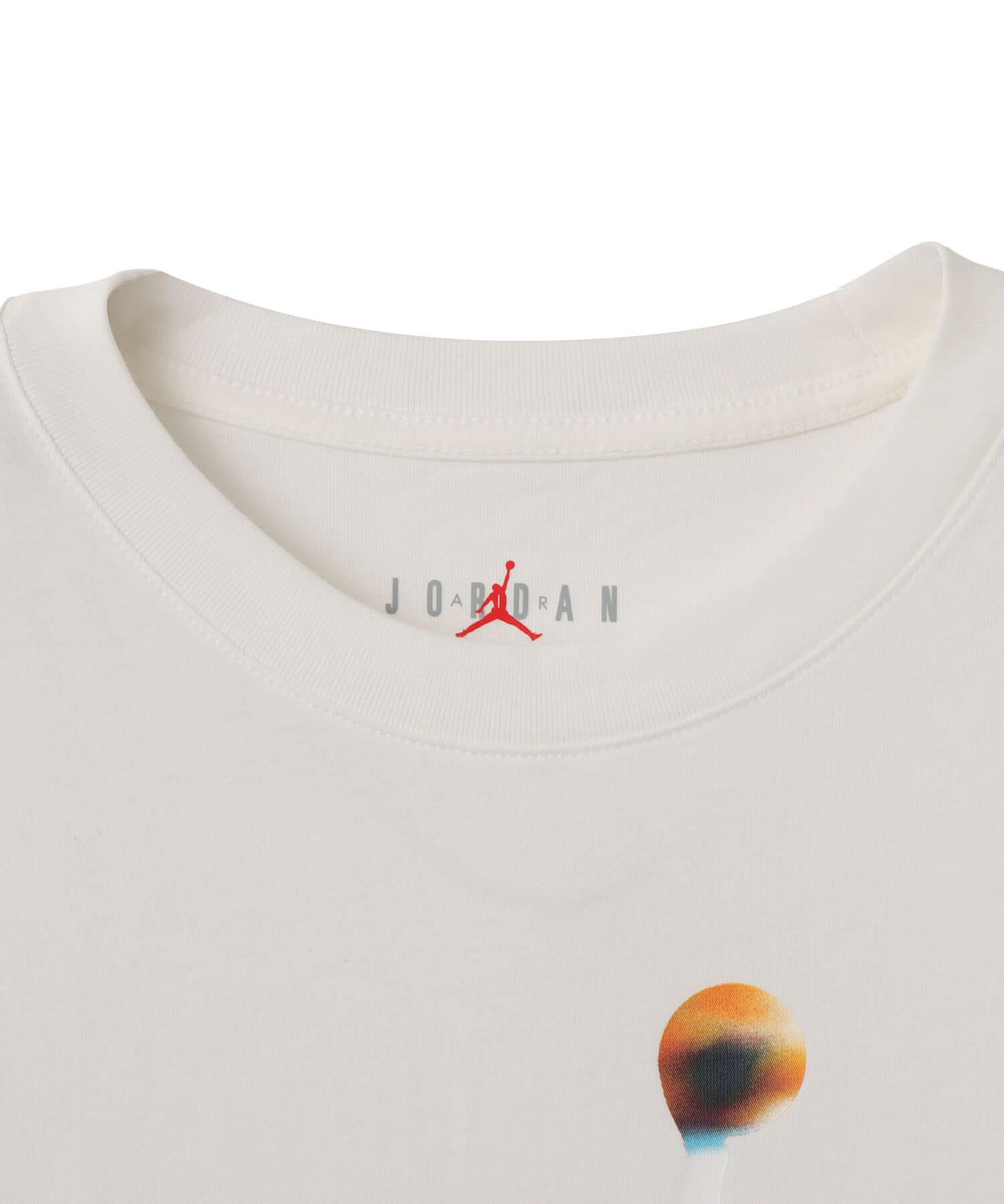 JORDAN BRAND M J FLT MTNSIDE GFX LS CREW WHITEの画像