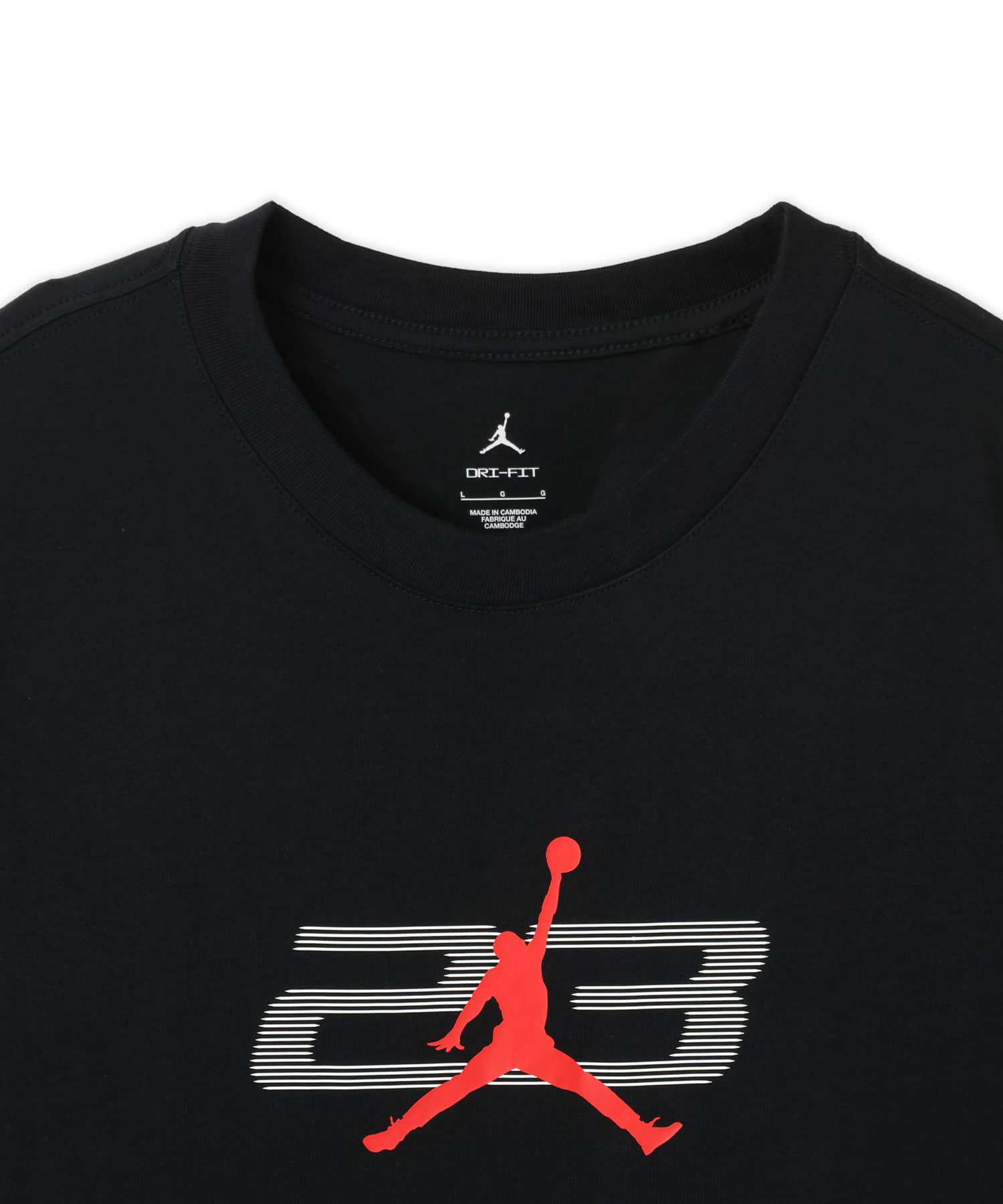 JORDAN BRAND M J DF SPRT GFX SS CREW 3 BLACKの画像