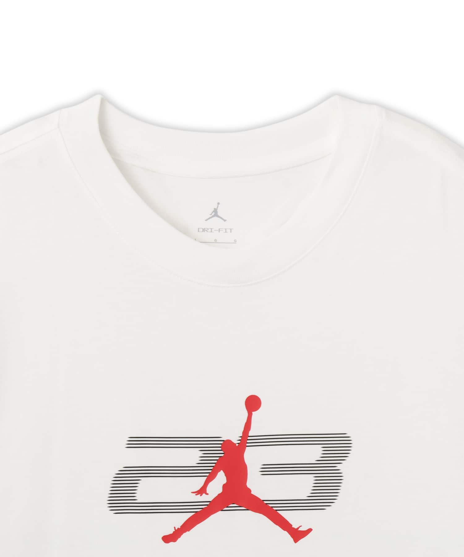 JORDAN BRAND M J DF SPRT GFX SS CREW 3 WHITEの画像
