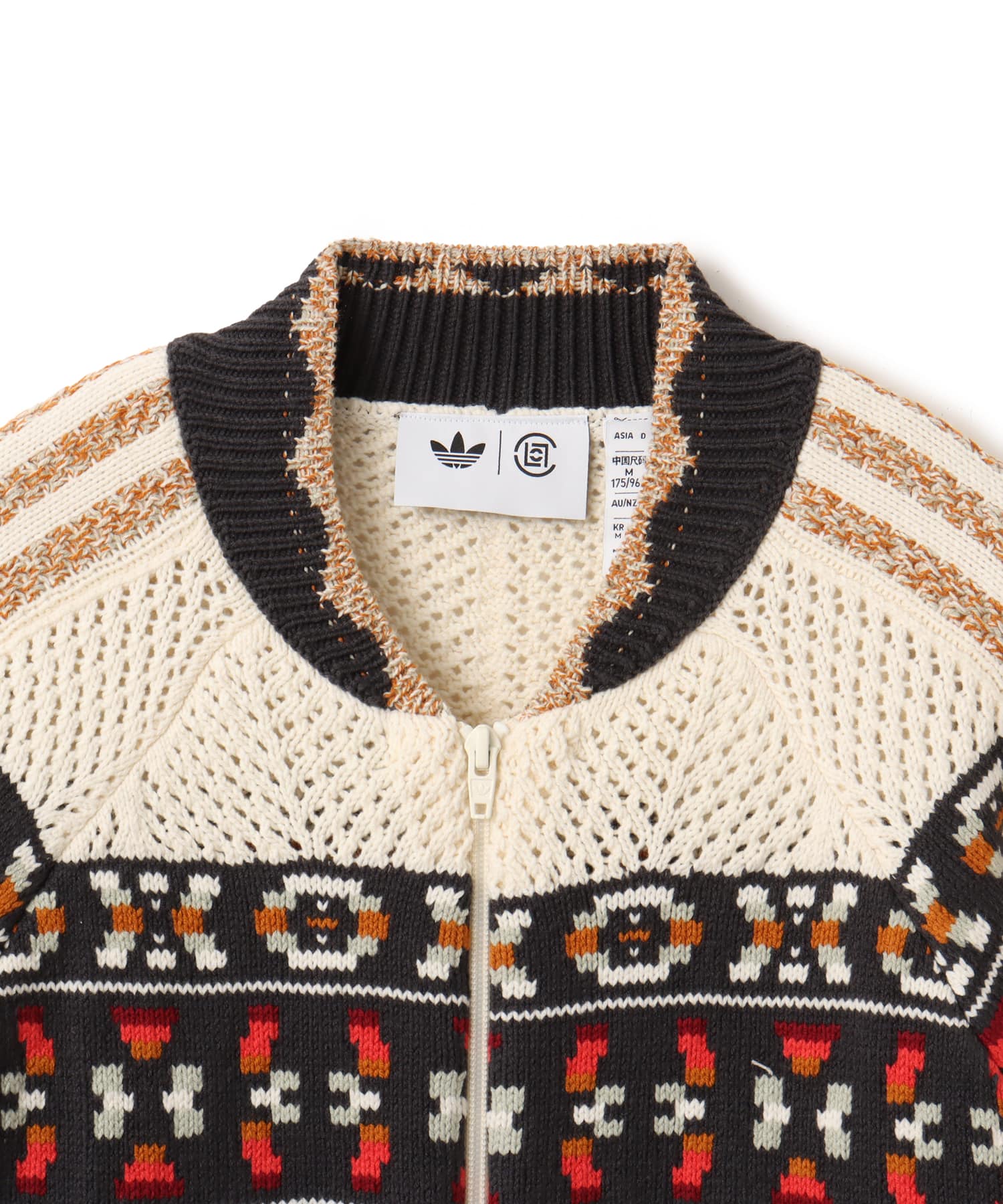adidas CLOT CROCHET SST TT BY EDISON CHEN クリームホワイトの画像