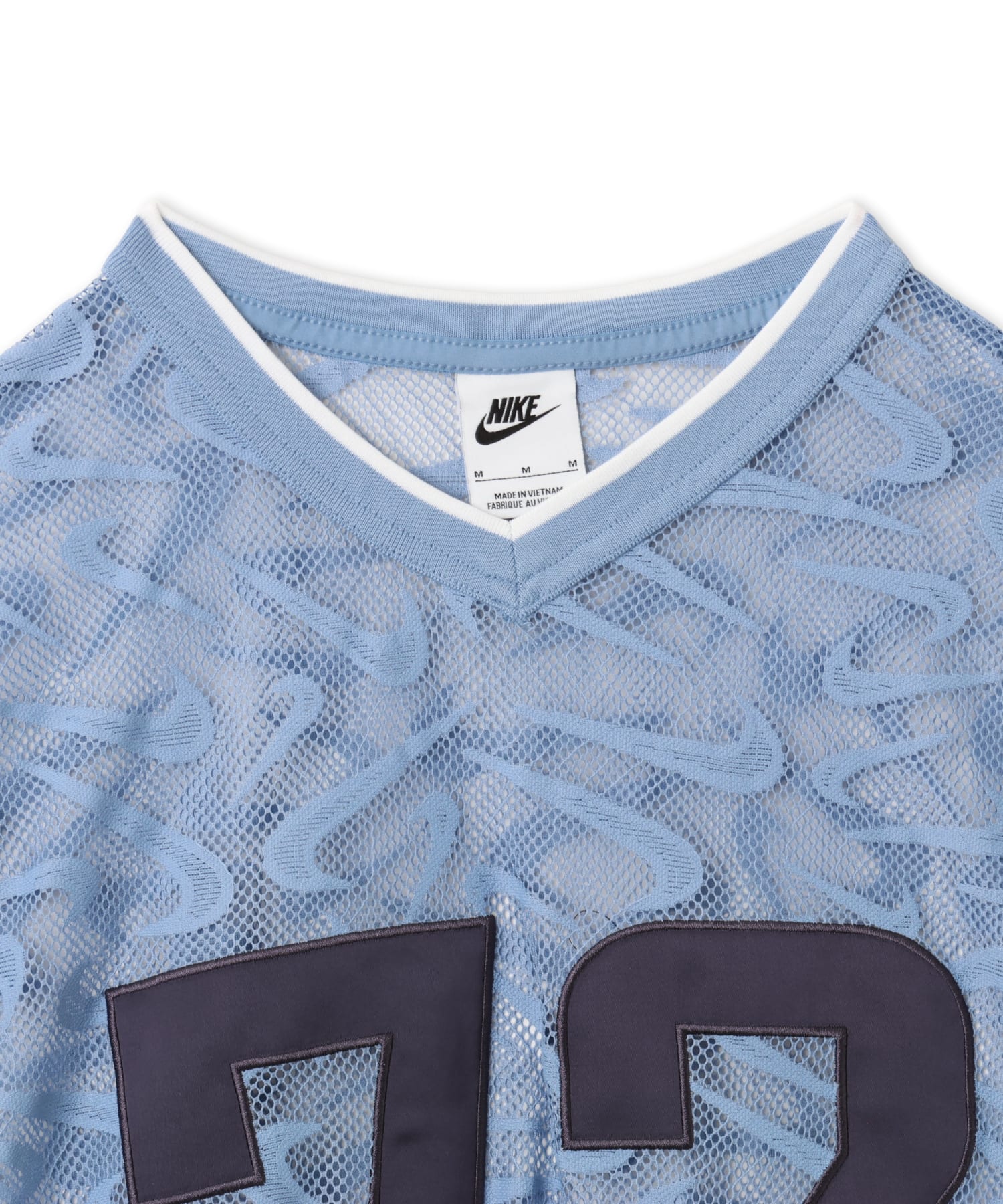 NIKE AS W NK CHILL WVN LACE JERSEY BLUEの画像
