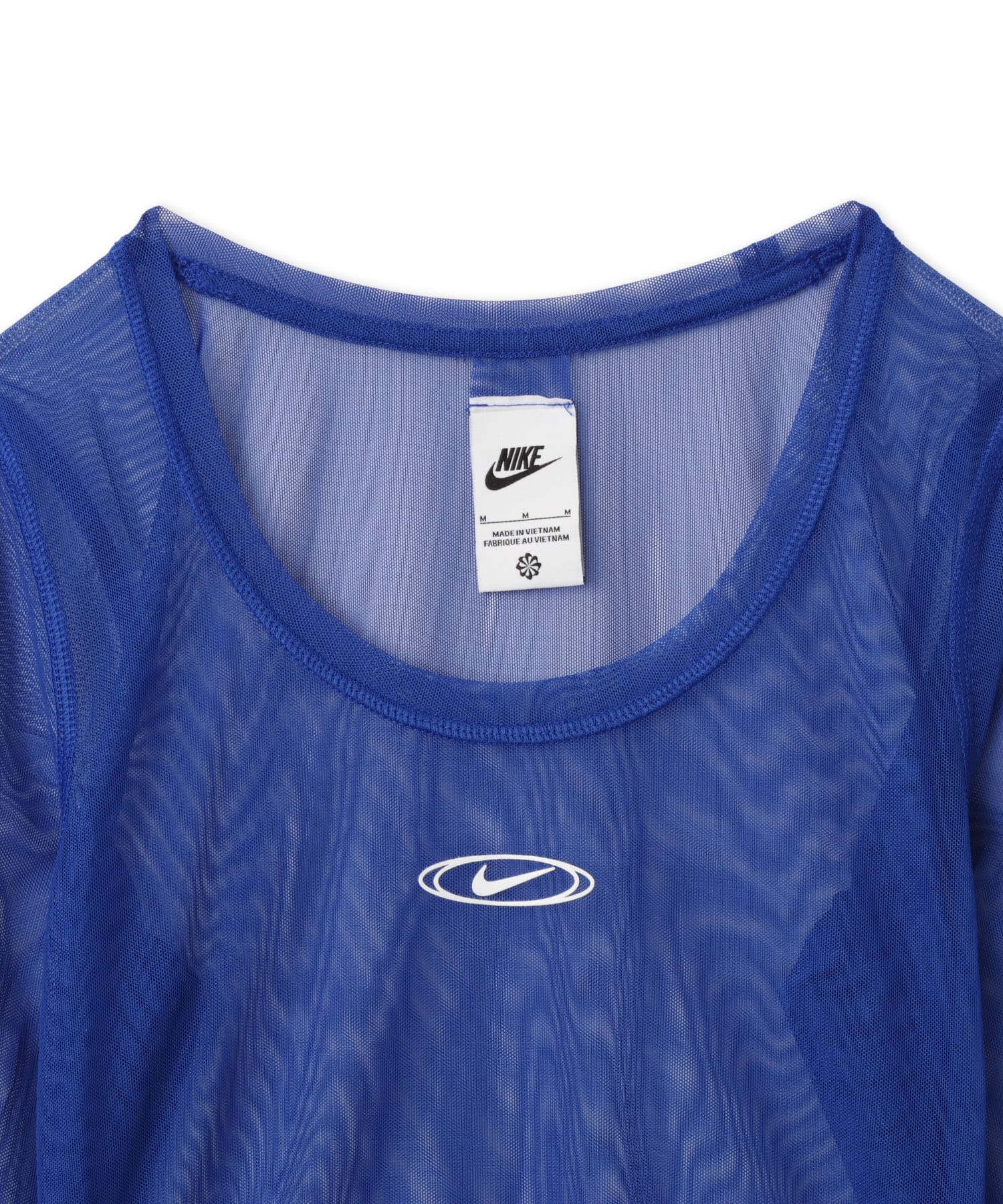 NIKE AS W NK STREET SHEER LS BLUEの画像