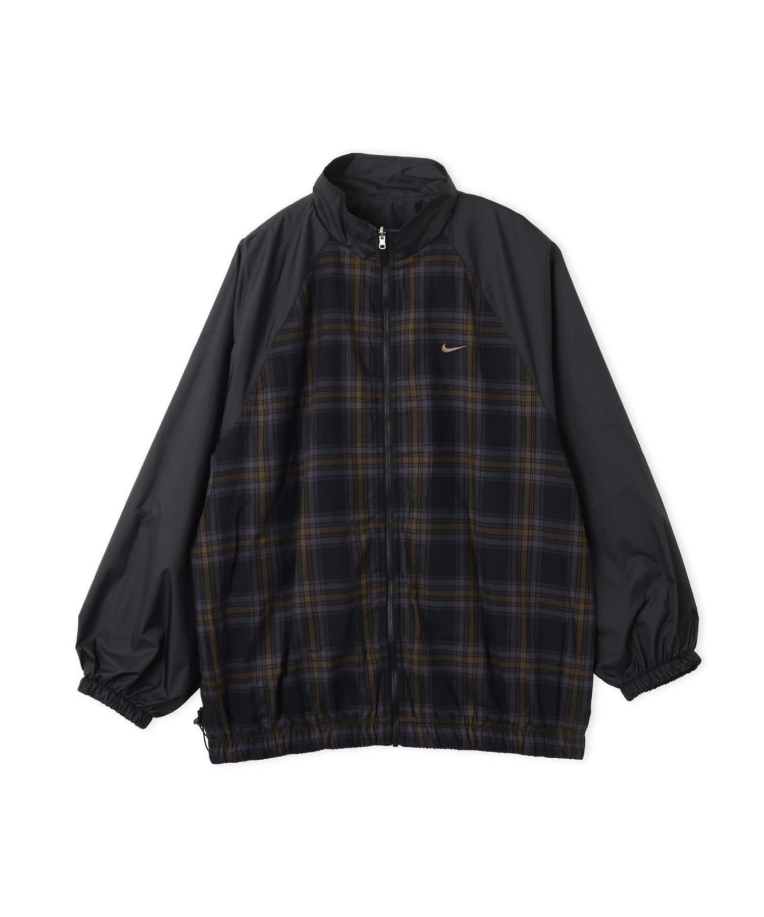NIKE AS W NK REVERSIBLE PLAID WR JK BLACKの画像