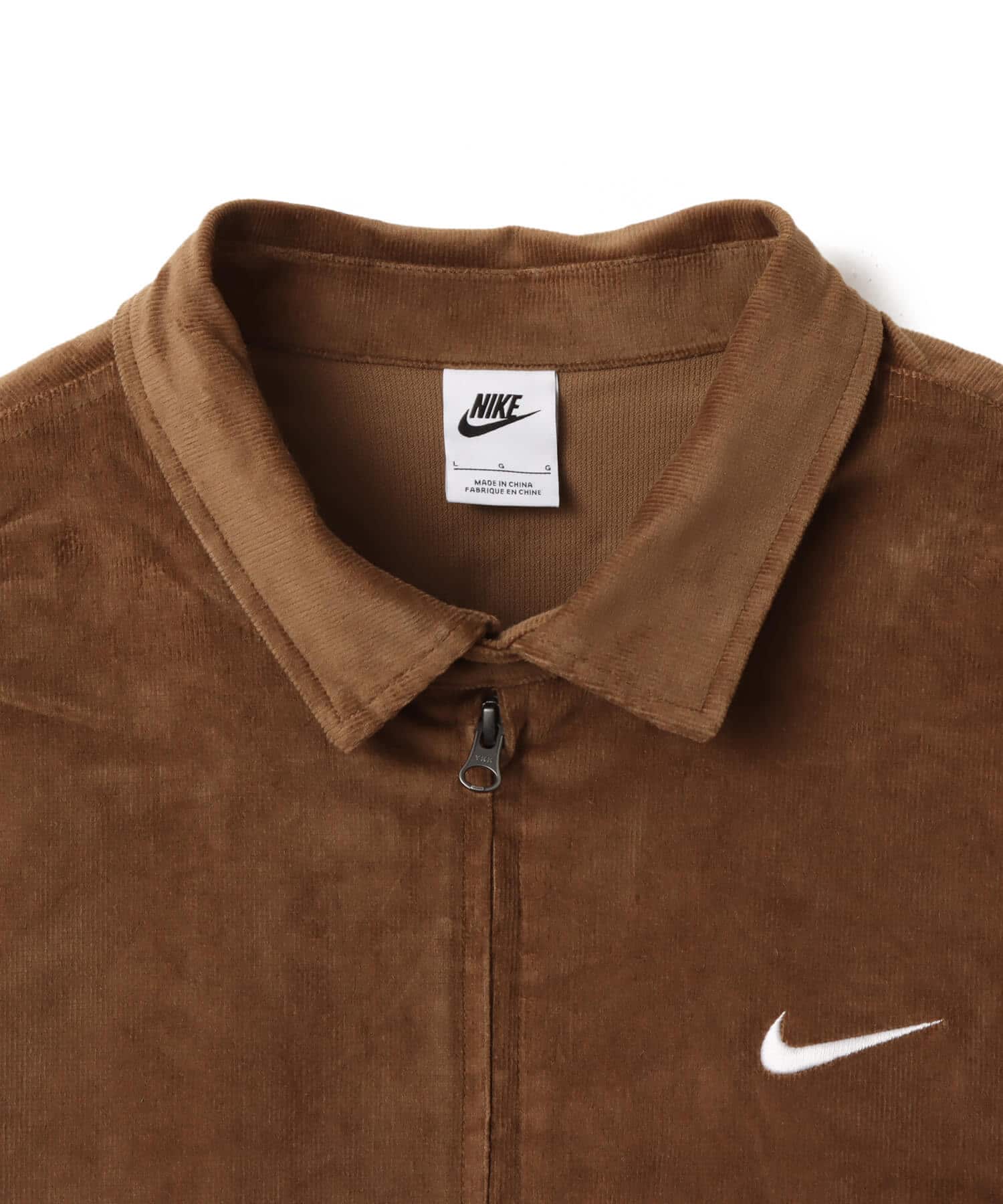 NIKE AS M NL HARRINGTON JACKET GCEL MOSSWOOD BROWNの画像
