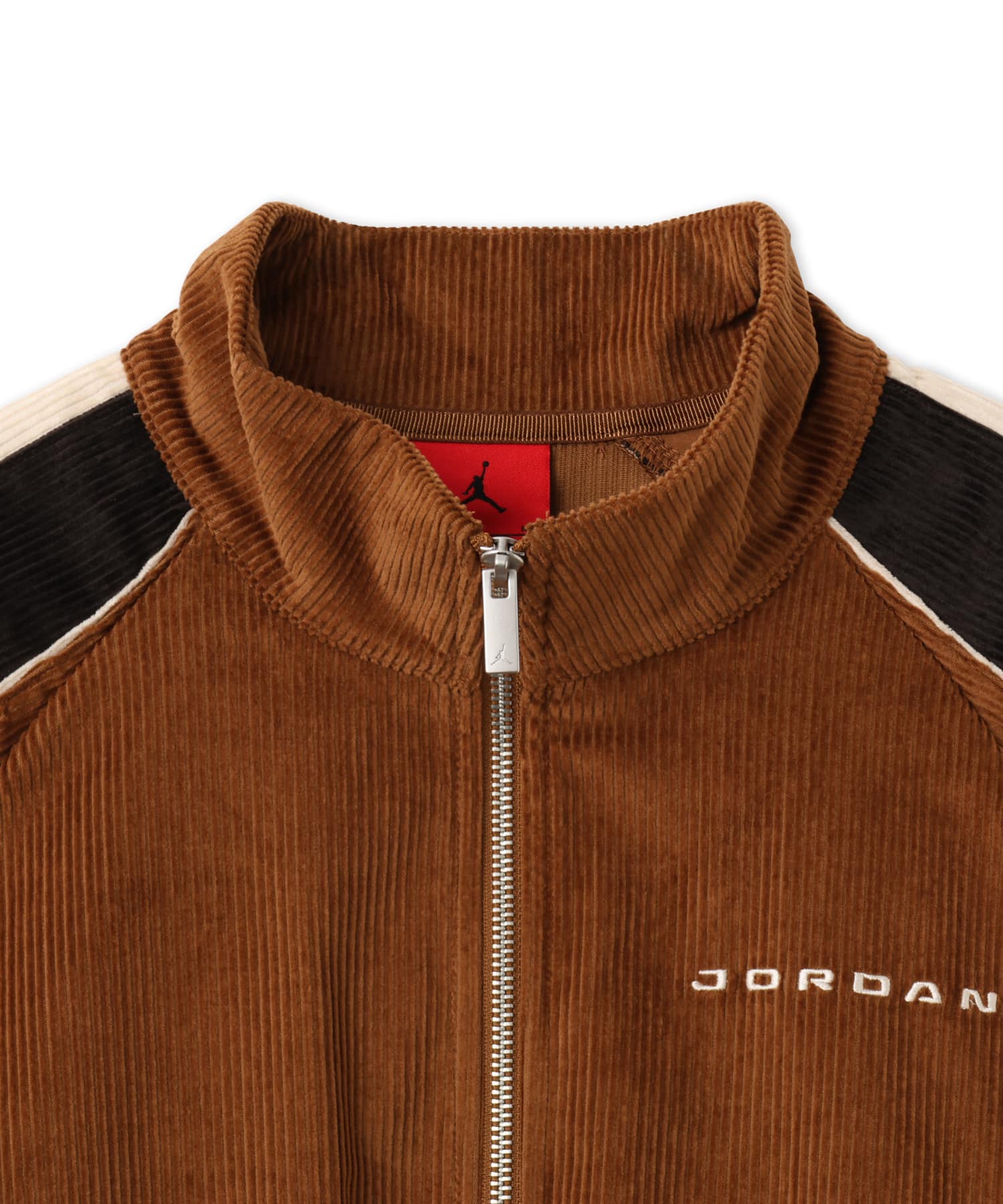 JORDAN BRAND M J FLT CORD HALF ZIP WHITEの画像