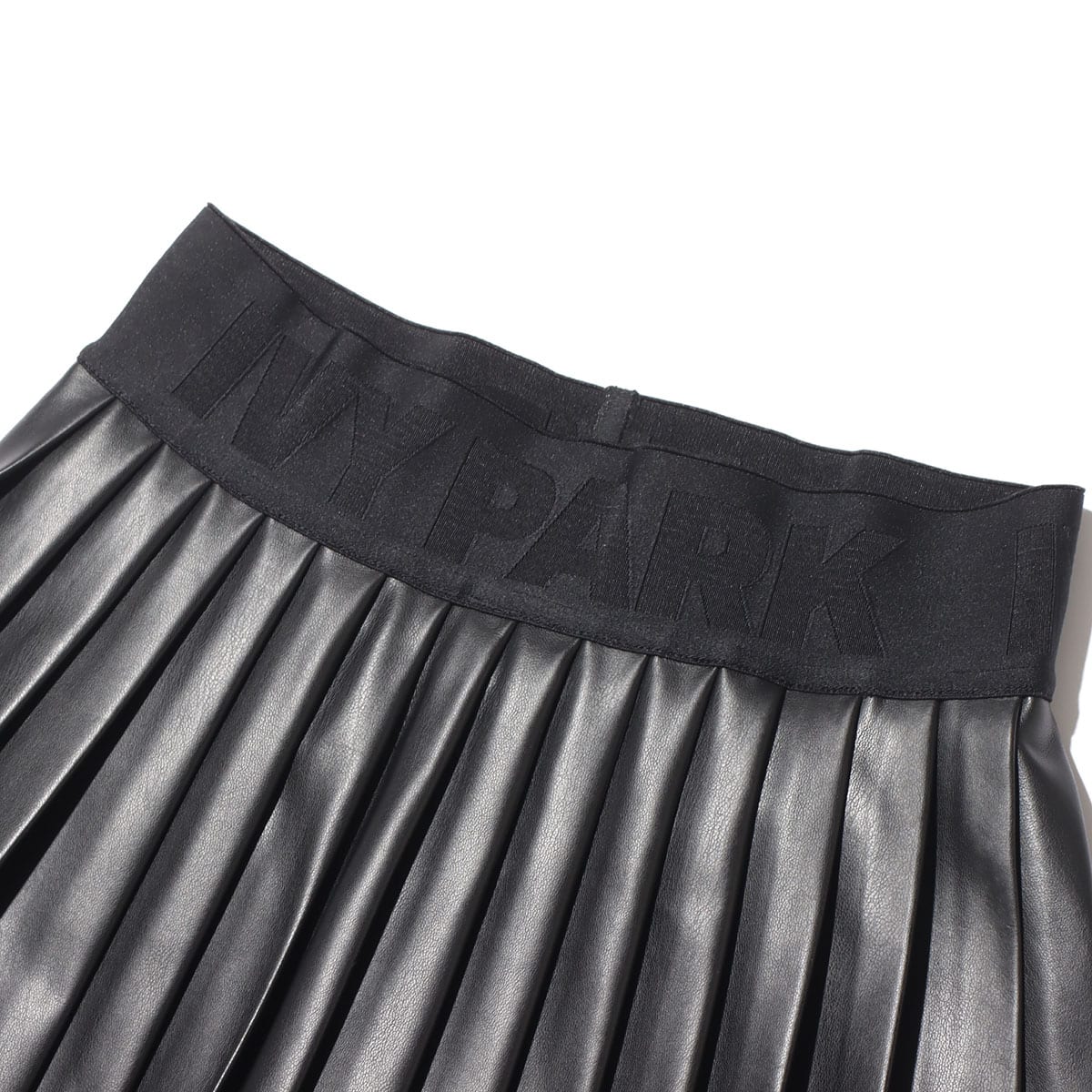 adidas IVY PARK LTHR SKIRT BLACK 23FW-S