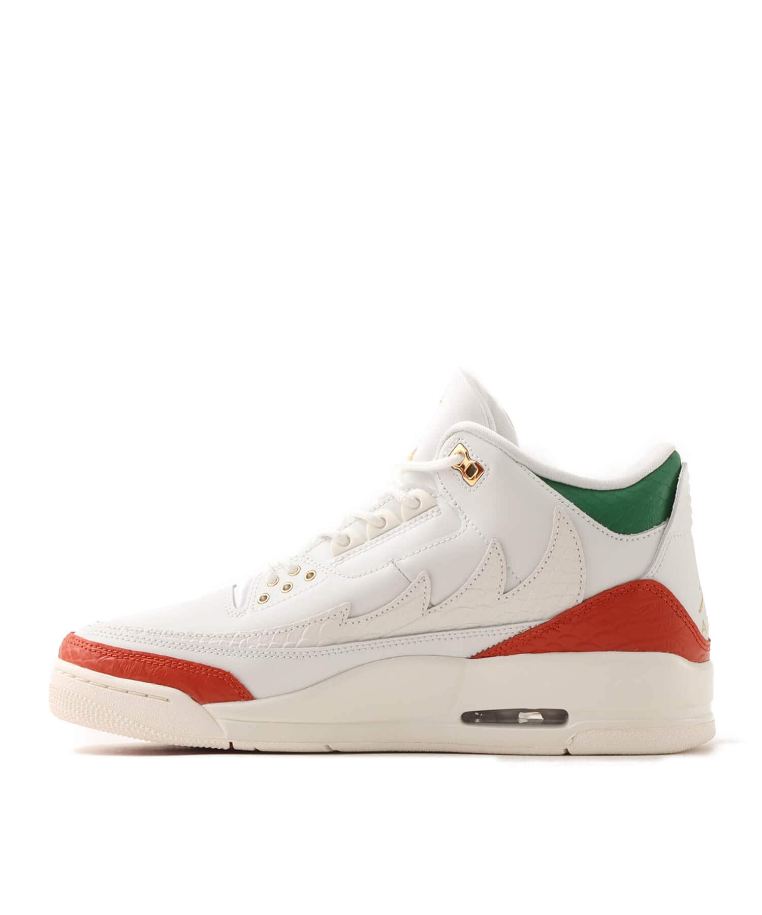 JORDAN BRAND AIR JORDAN 3 RETRO MEX SUMMIT WHITE/METALLIC GOLD-PINE GREENの画像