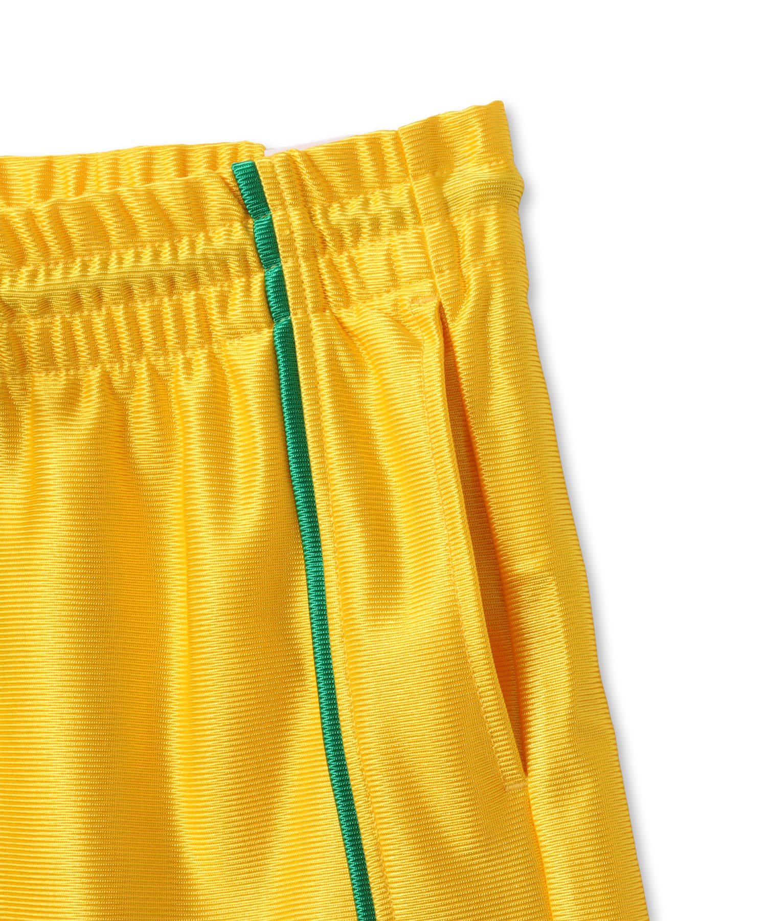 JORDAN BRAND AS W J BRK NOV KNIT SHORT P6 VARSITY MAIZE/(LUCKY GREEN)の画像