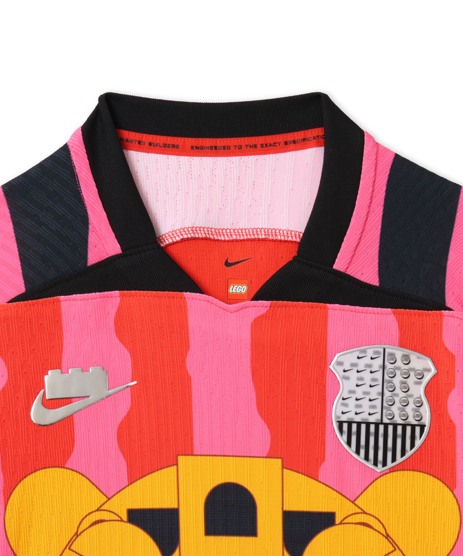NIKE X LEGO COL AEROFIT J JSY HYPER PINK/RUSH RED/(BLACK)の画像