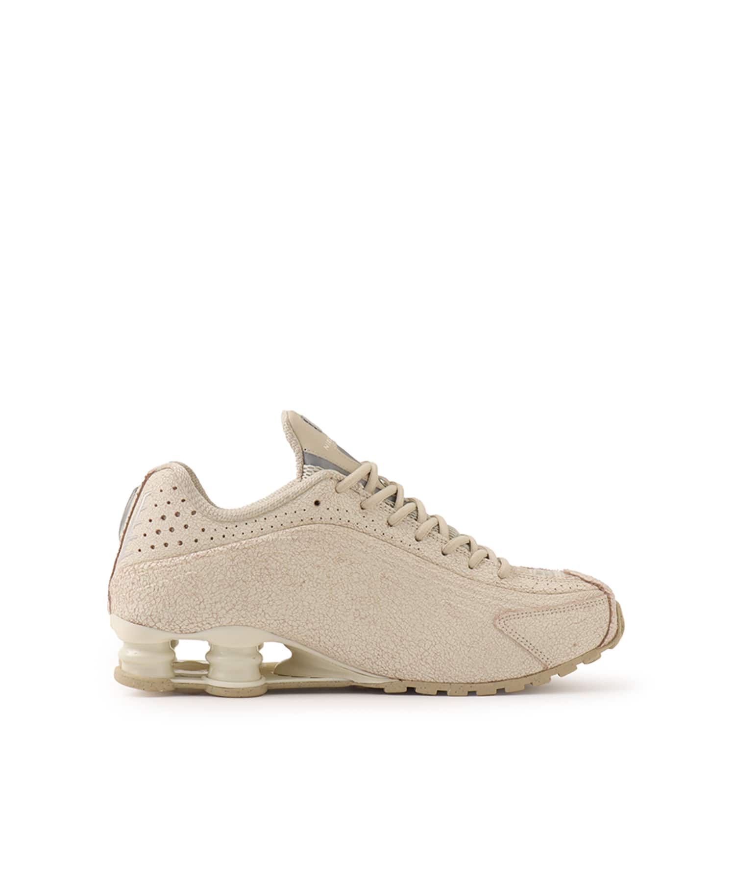 NIKE NIKE SHOX R4 QS NATURAL/NET-METALLIC SILVERの画像