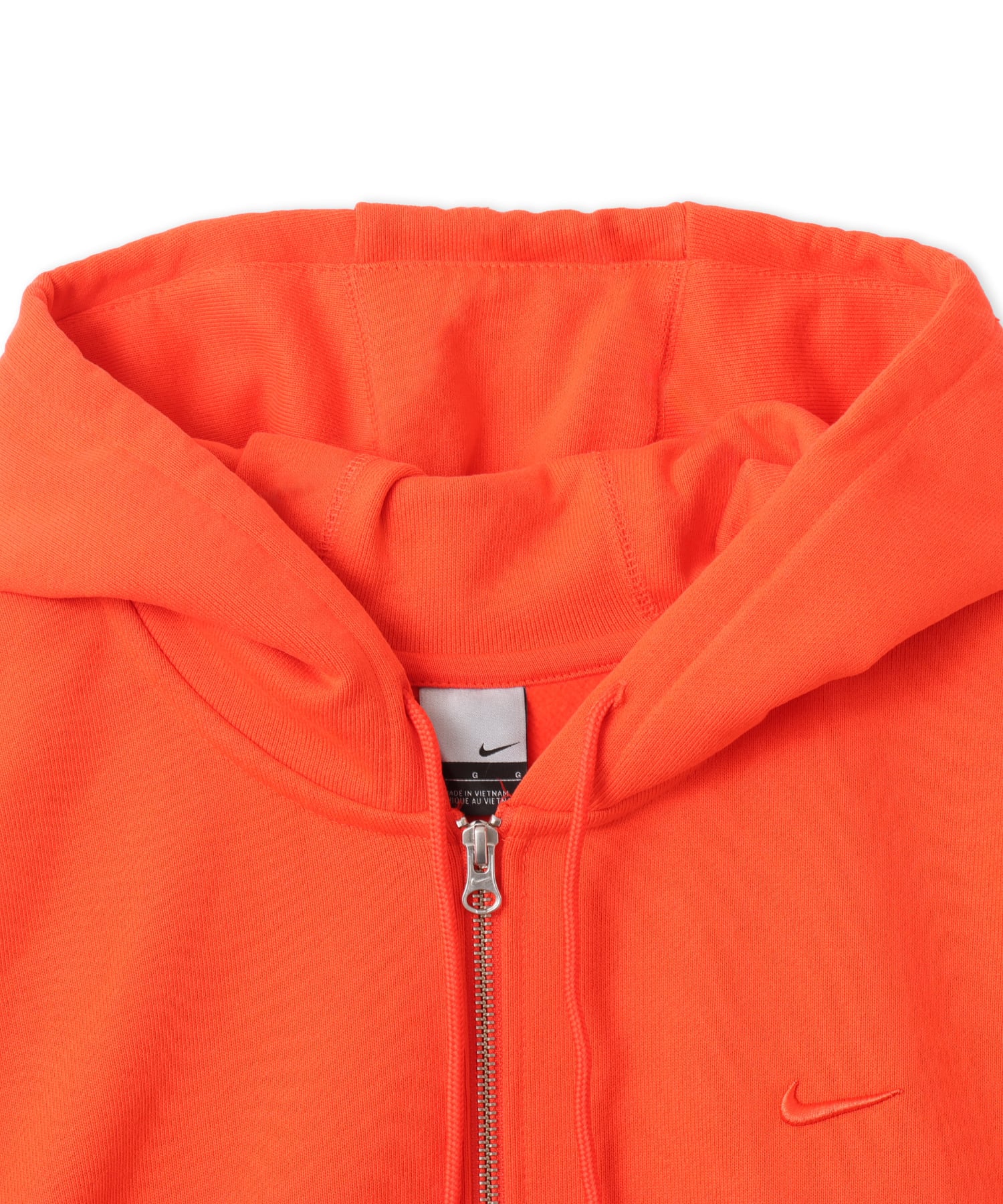 NIKE M NRG NK 560 FLEECE FULL ZIP HOODIE LT CRIMSONの画像