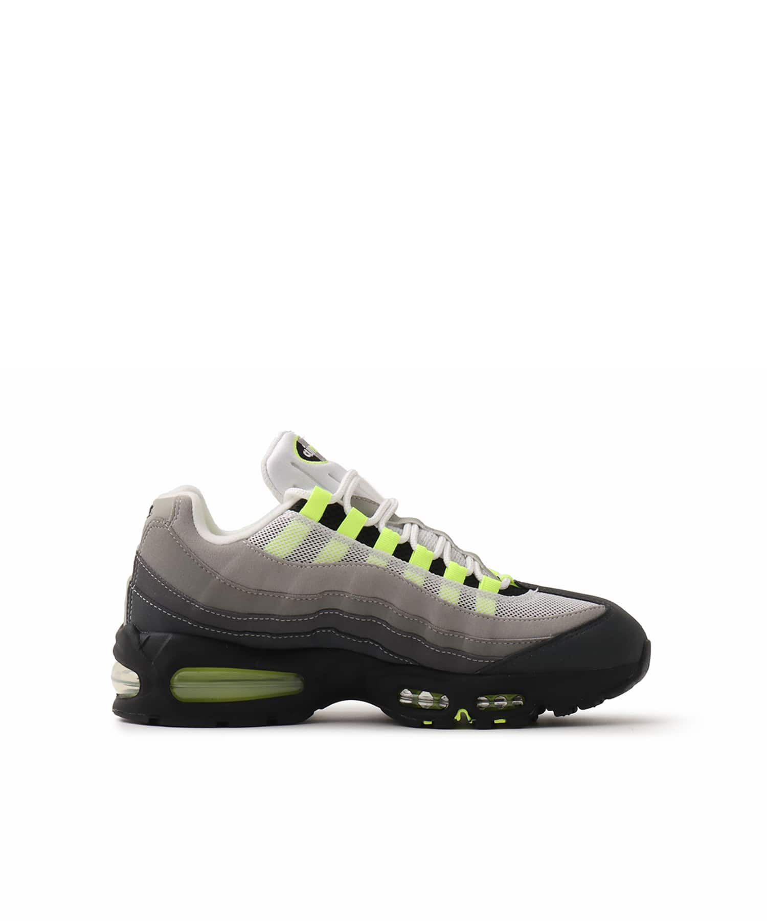 NIKE W AIR MAX 95 BIG BUBBLE BLACK/NEON YELLOW-ANTHRACITE-LT GRAPHITEの画像