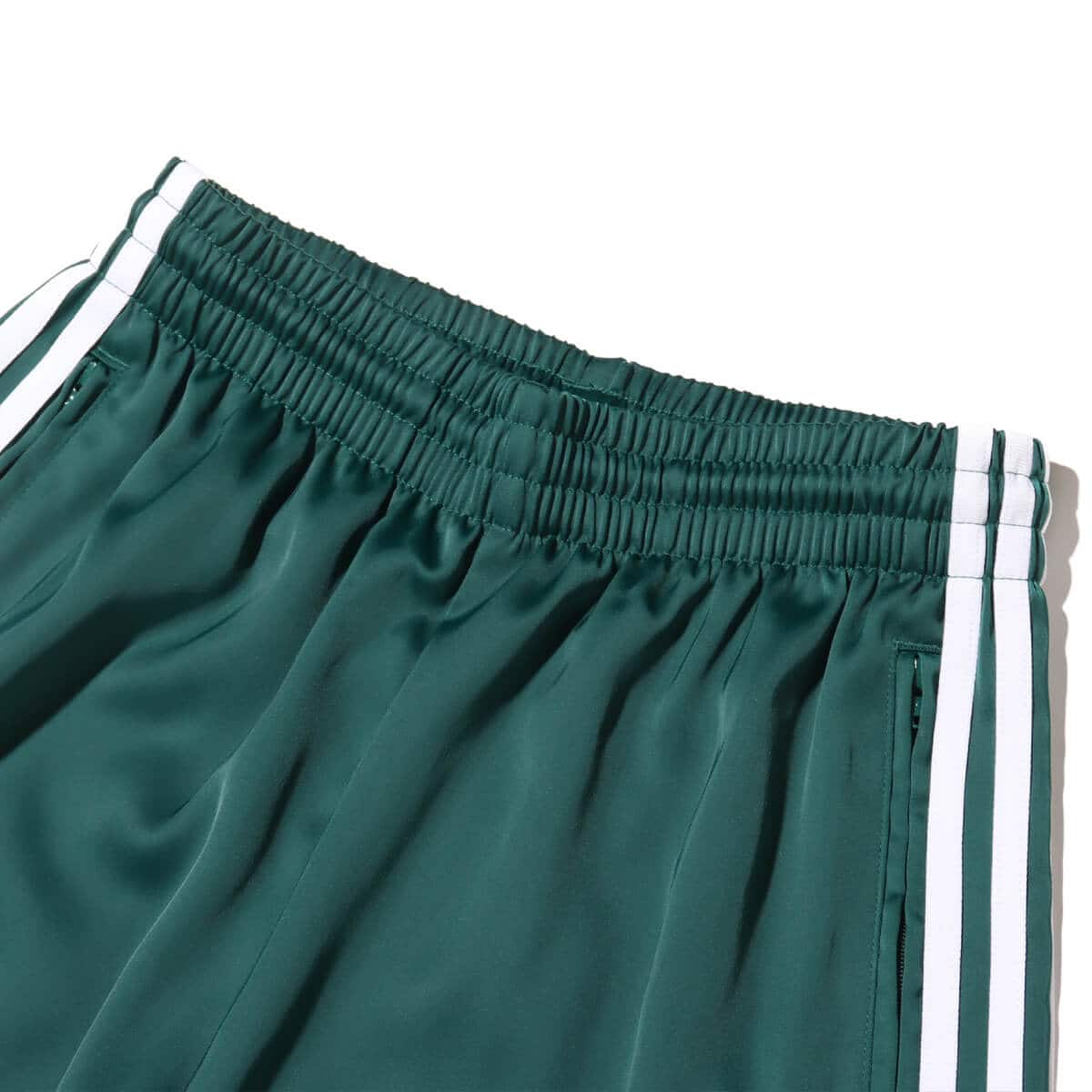 adidas FIREBIRD Satin Wide Leg Track Pants CGREEN 24SS-Iの画像