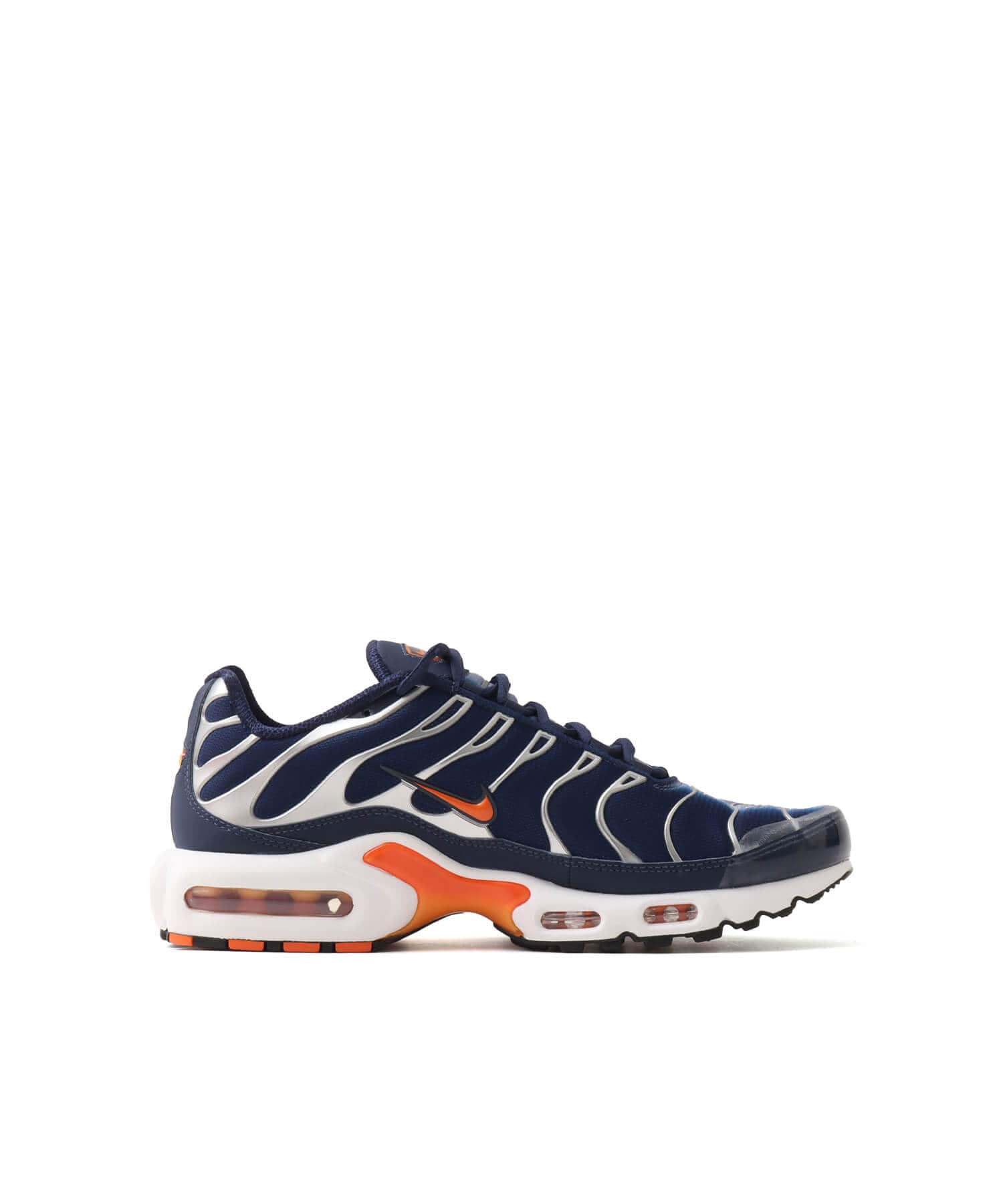 NIKE AIR MAX PLUS MIDNIGHT NAVY/SAFETY ORANGEの画像