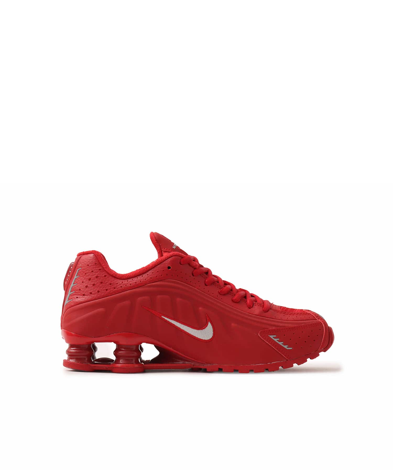 NIKE SHOX R4 GYM RED/METALLIC SILVERの画像