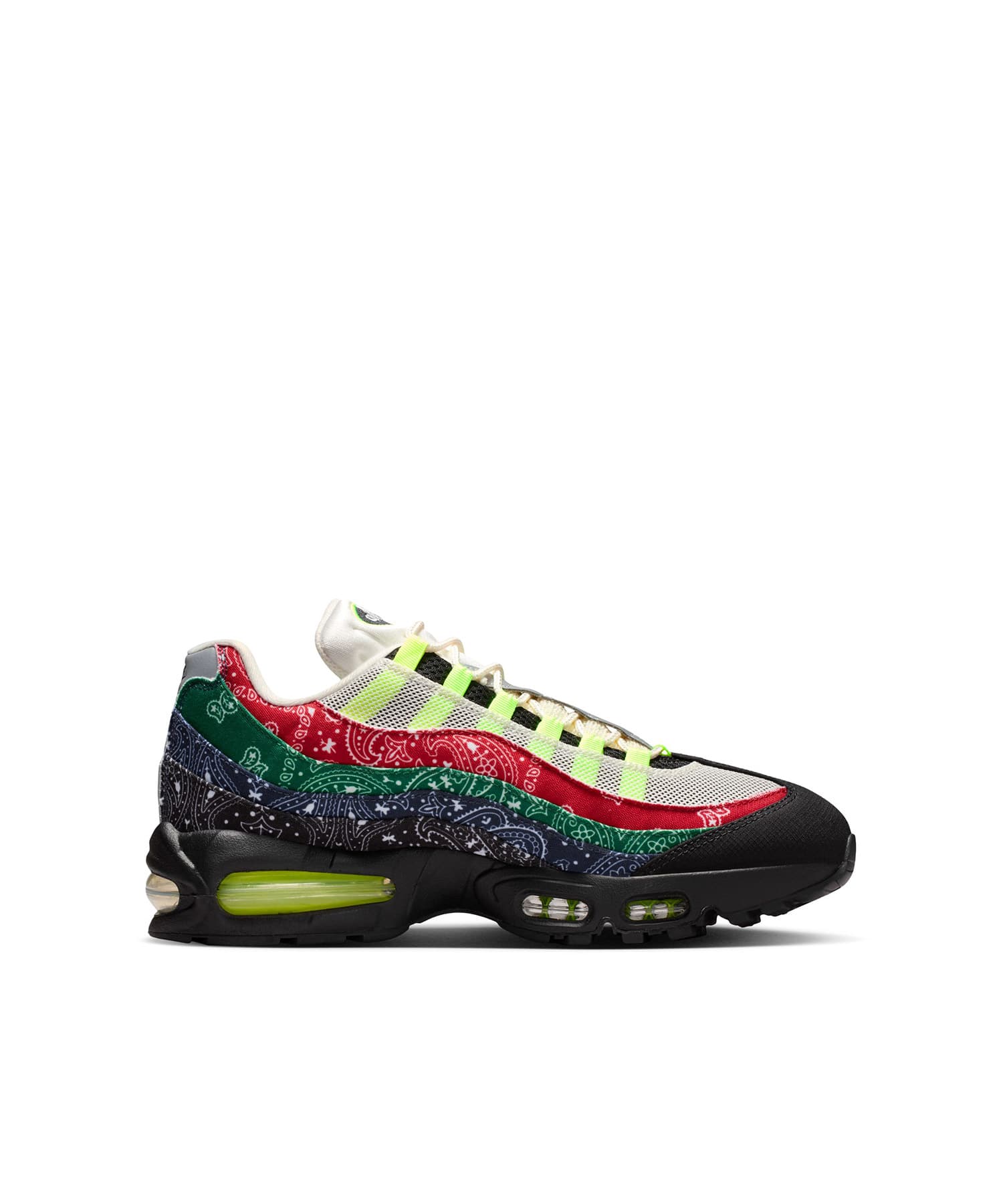 NIKE AIR MAX 95 SP SAIL/VOLT-UNIVERSITY RED-SPORT GREENの画像