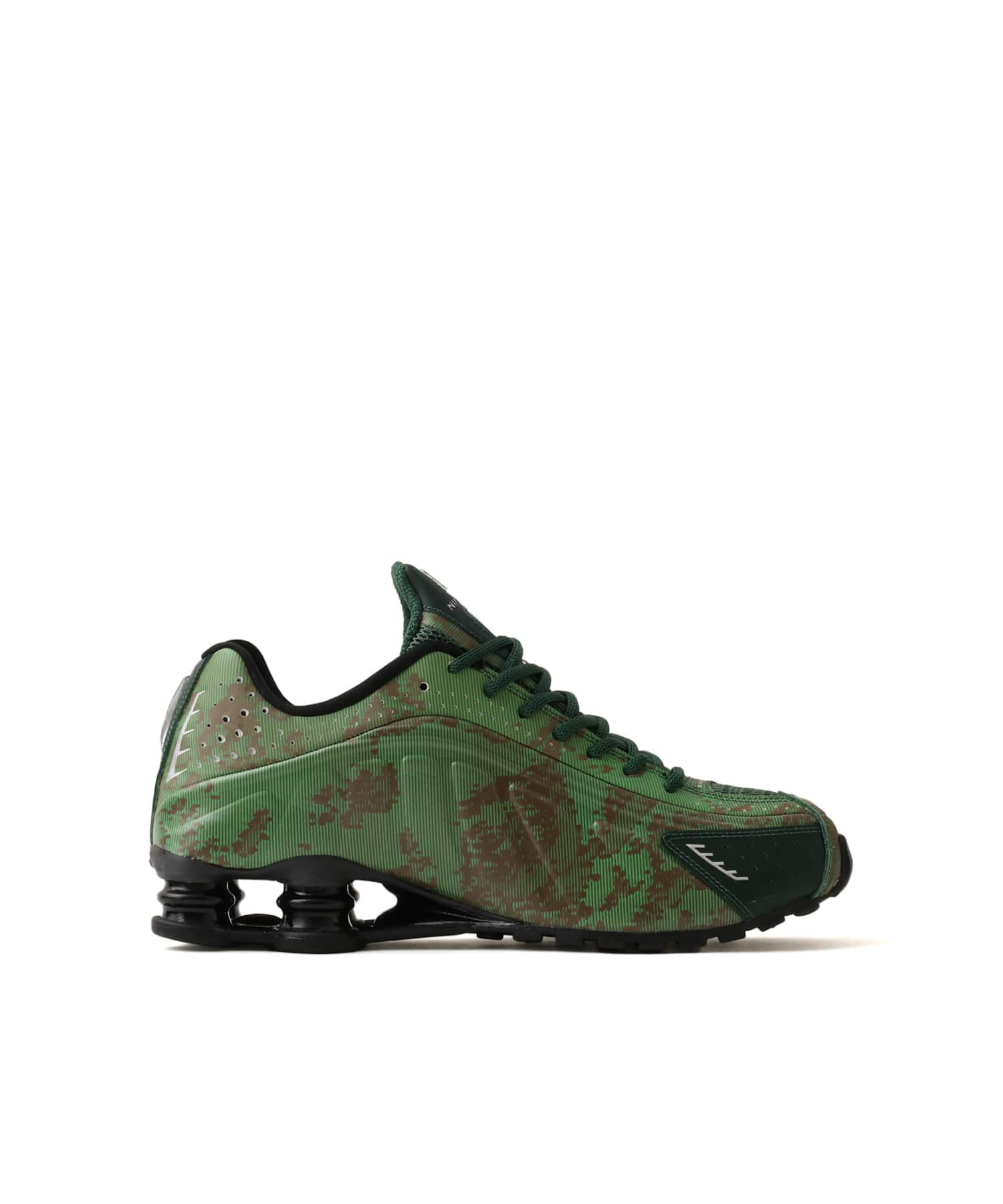 NIKE SHOX R4 SP NOBLE GREEN/BLACK-TM KELLY GREEN-ROUGH GREEN-MTLC SILVERの画像