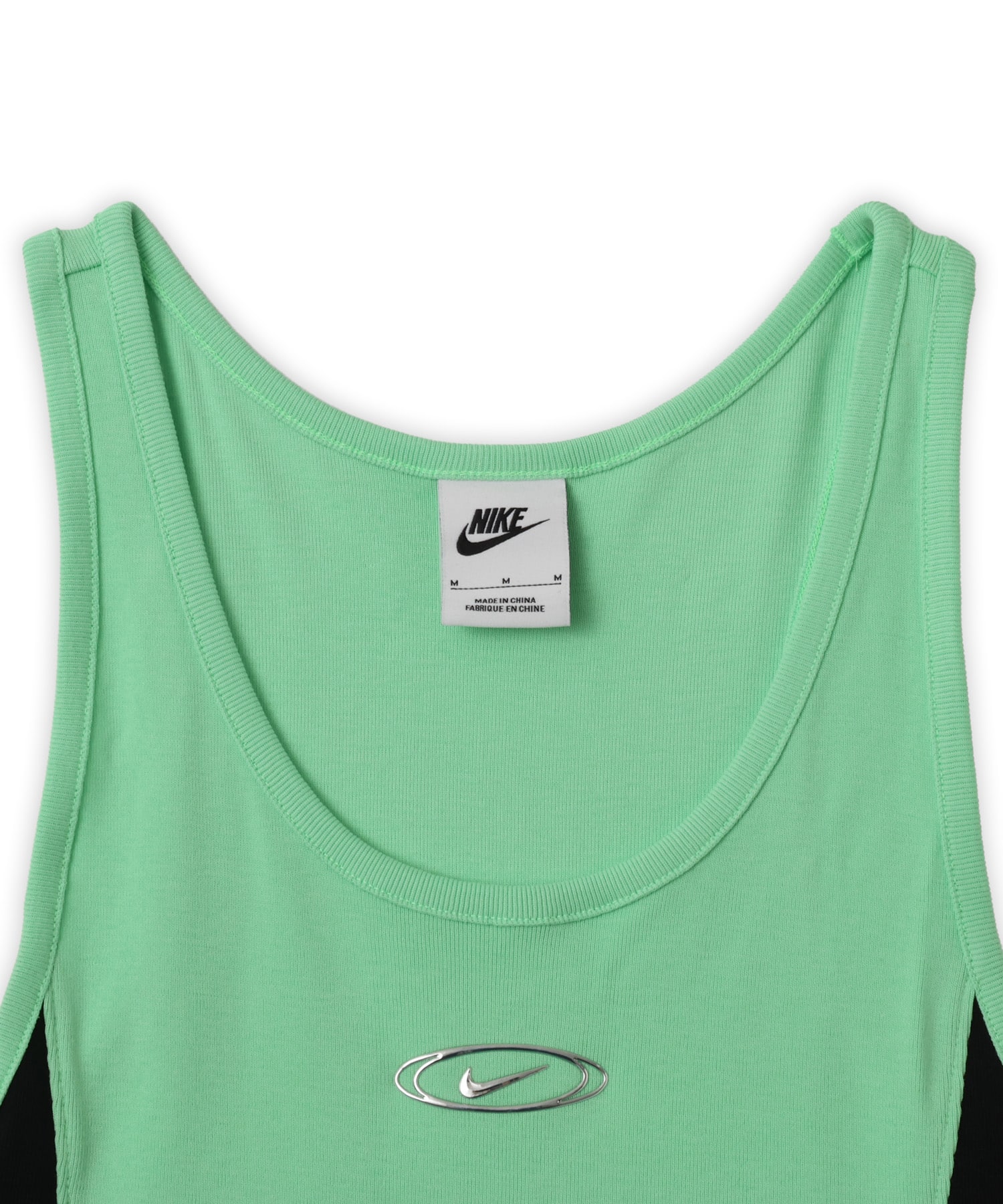NIKE AS W NK STREET GX CROP TANK GREENの画像