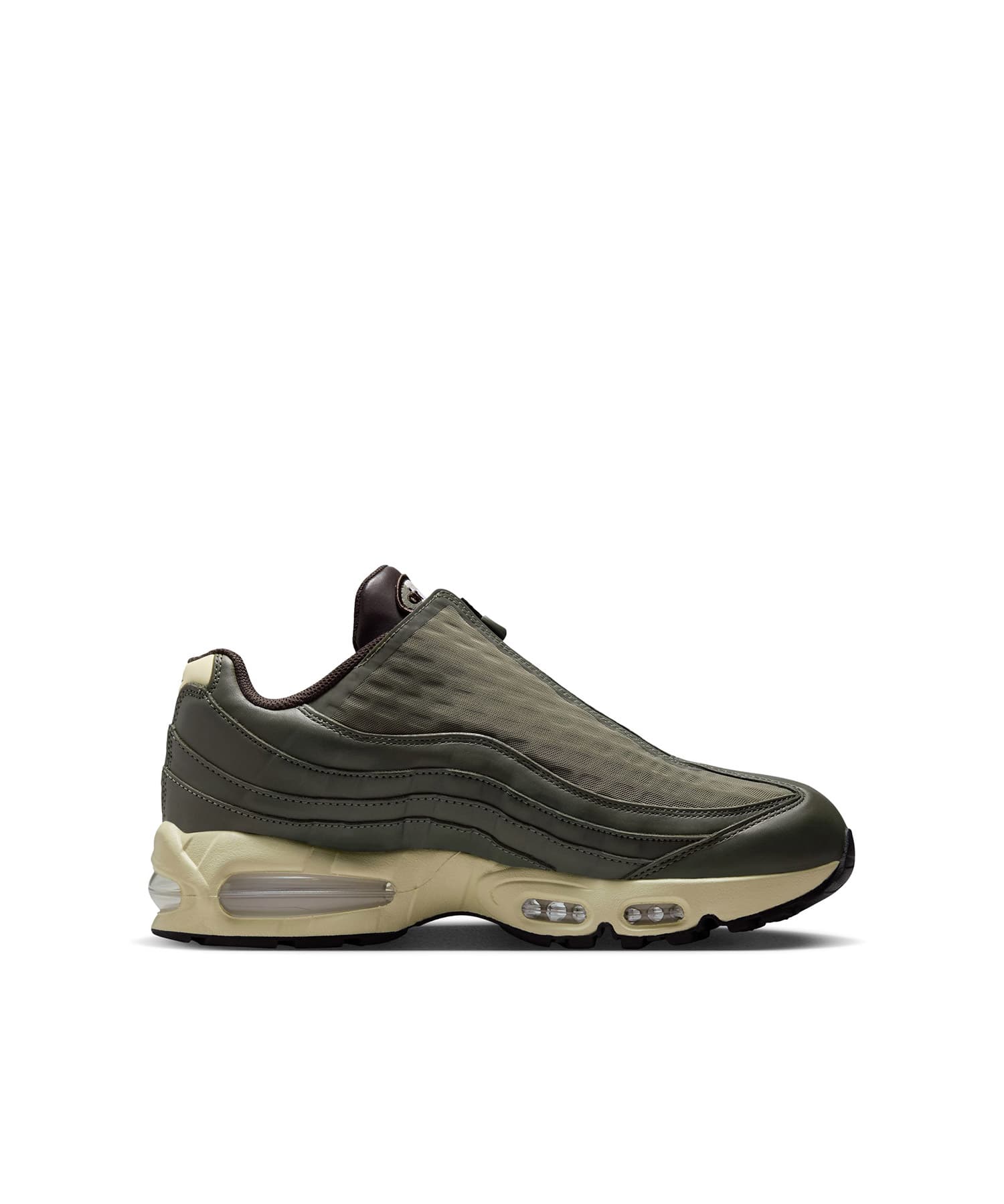 NIKE NIKE AIR MAX 95 ZIPPER MEDIUM OLIVE/VELVET BROWN-ALABASTERの画像